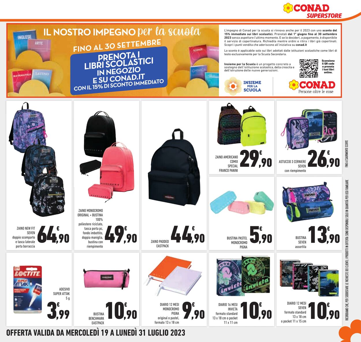 Volantino Conad 19.07.2023 - 31.07.2023