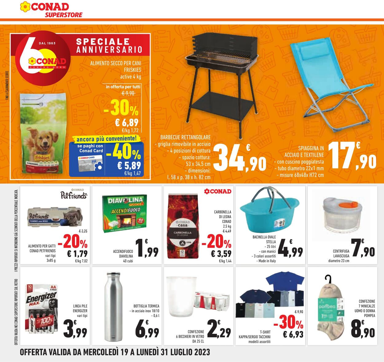 Volantino Conad 19.07.2023 - 31.07.2023