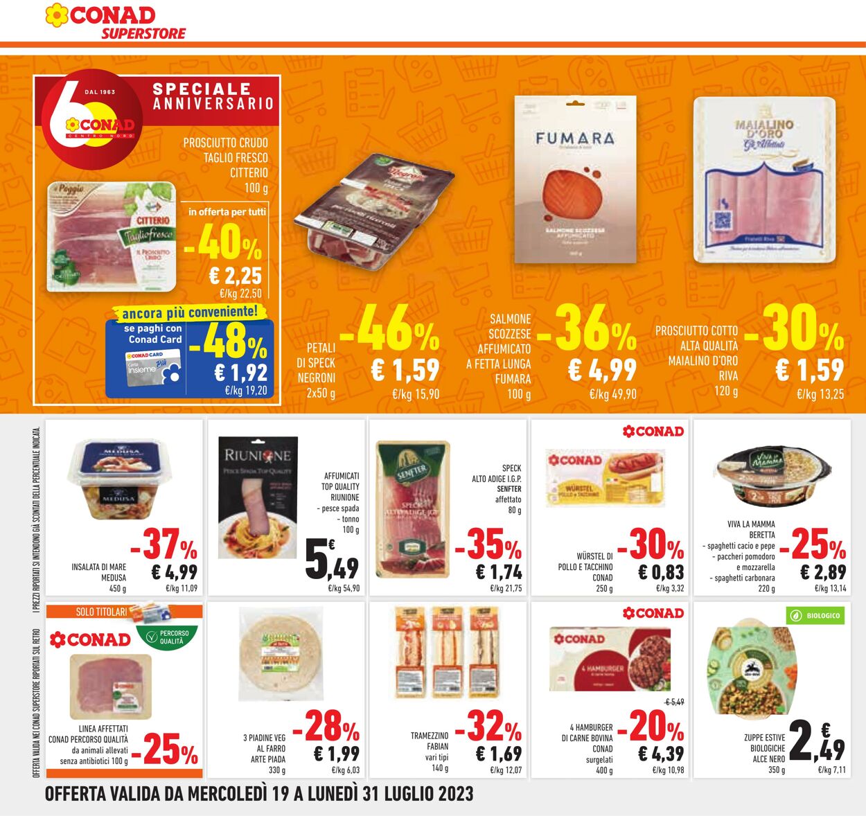 Volantino Conad 19.07.2023 - 31.07.2023