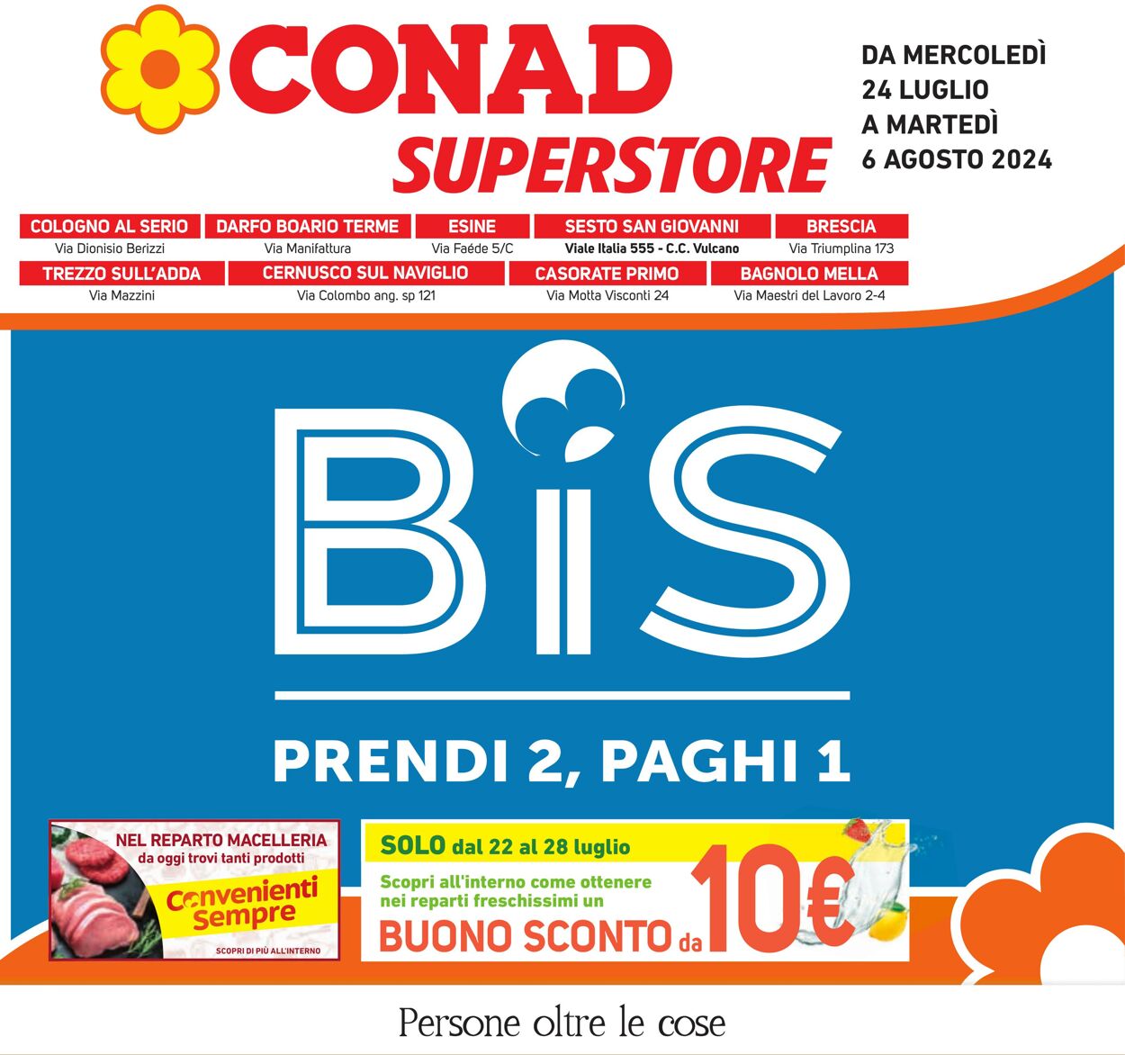 Volantino Conad 24.07.2024 - 06.08.2024