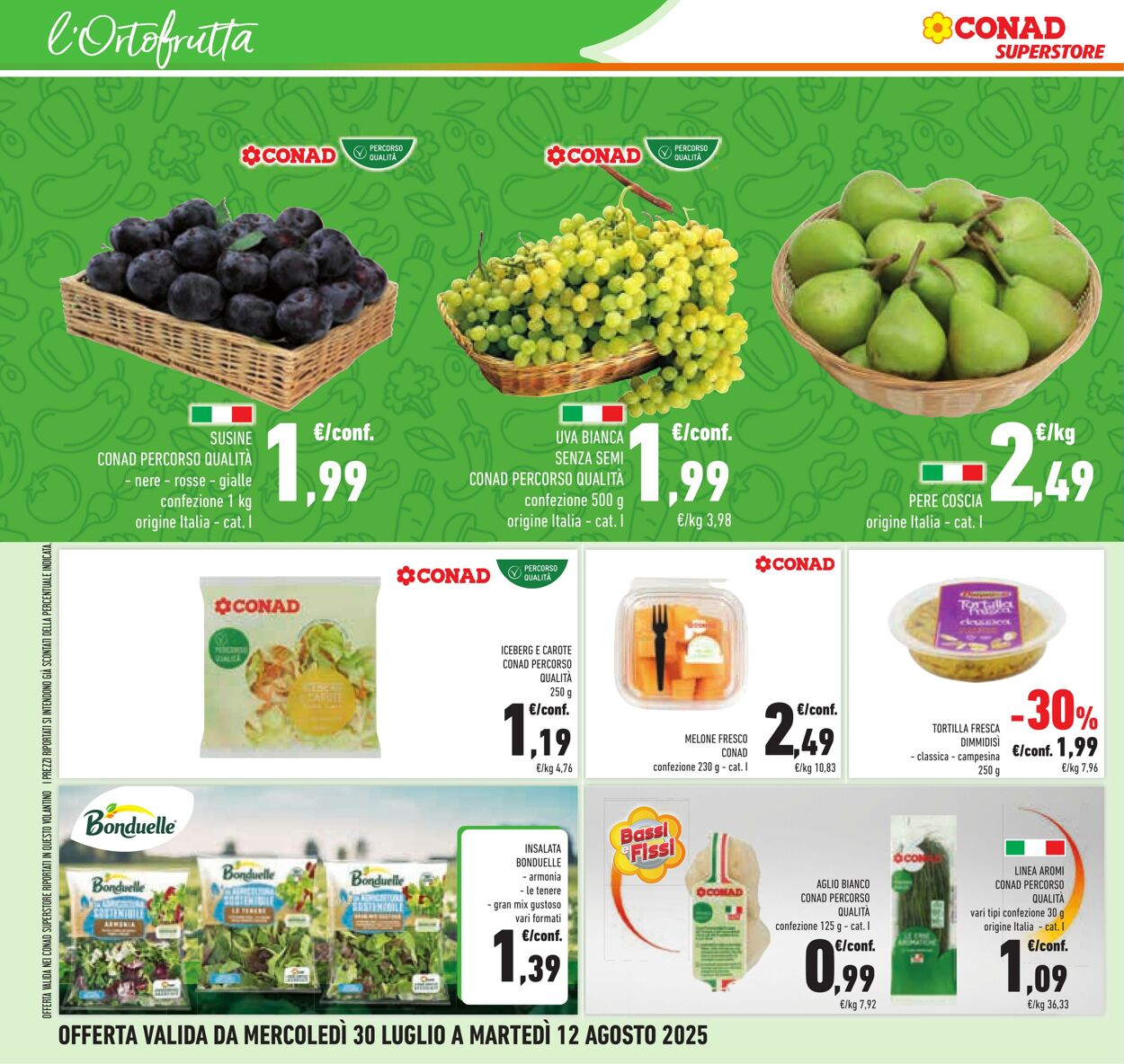 Volantino Conad 07.08.2025 - 07.08.2025