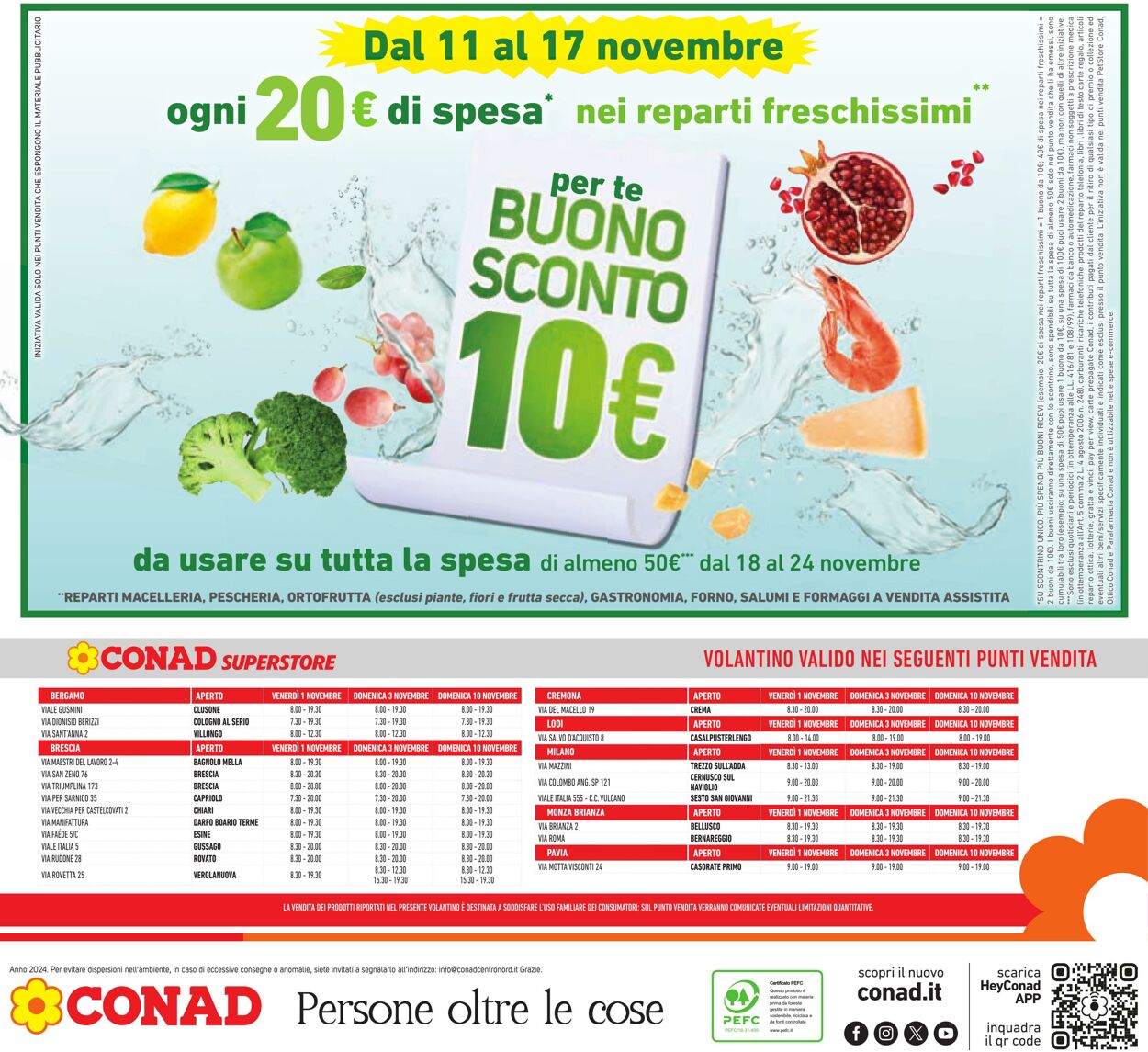 Volantino Conad 13.10.2024 - 26.11.2024