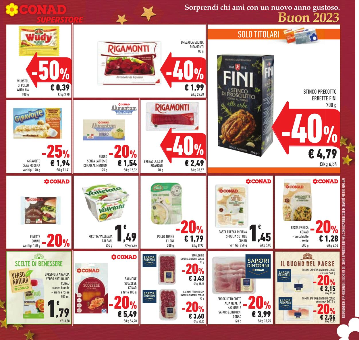 Volantino Conad 03.01.2023 - 16.01.2023