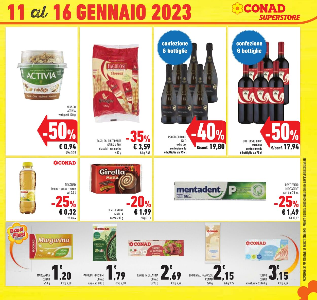 Volantino Conad 03.01.2023 - 16.01.2023