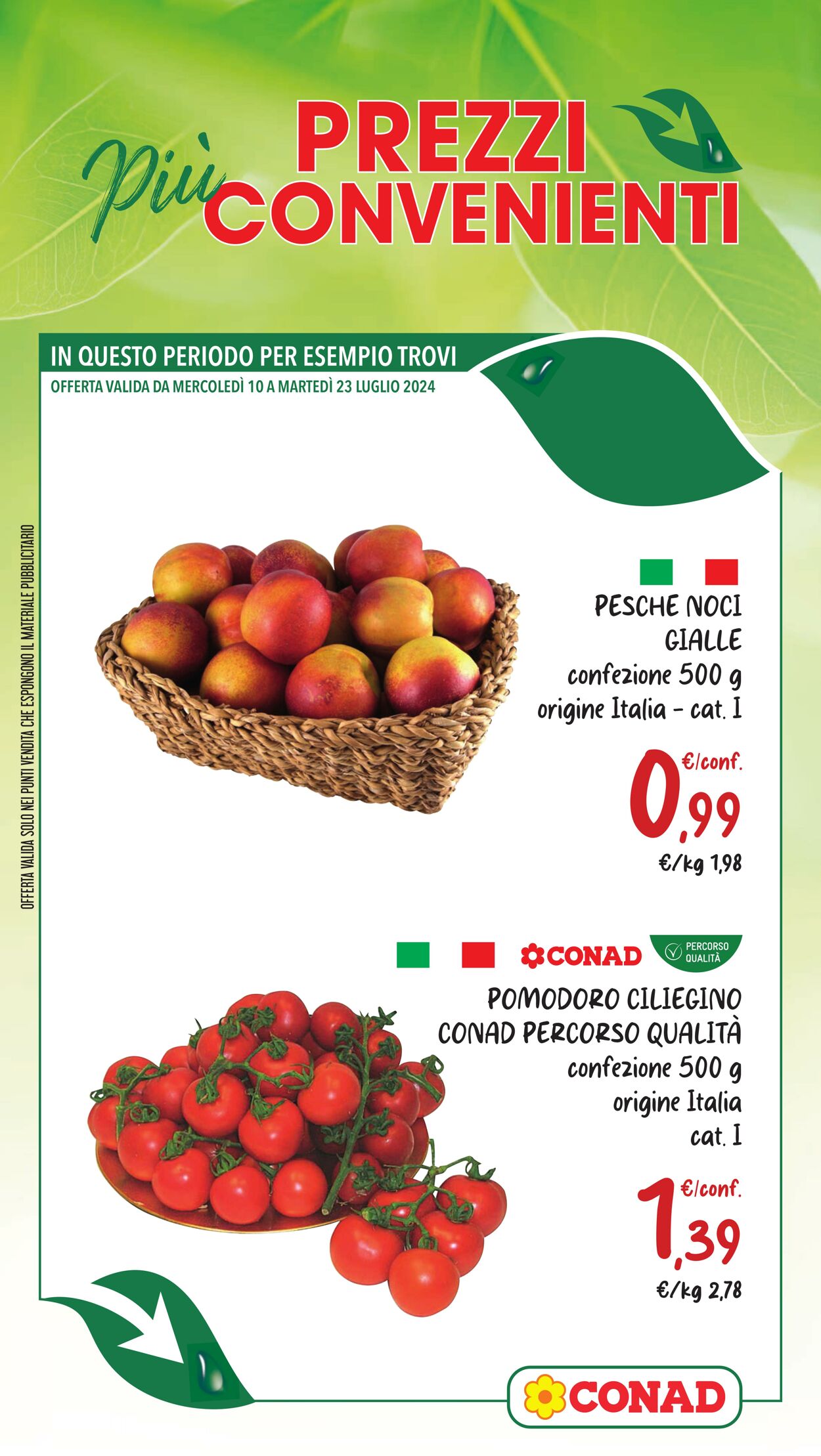 Volantino Conad 10.07.2024 - 23.07.2024