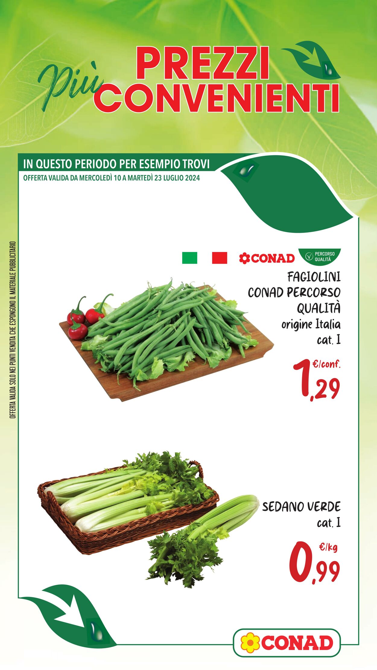 Volantino Conad 10.07.2024 - 23.07.2024