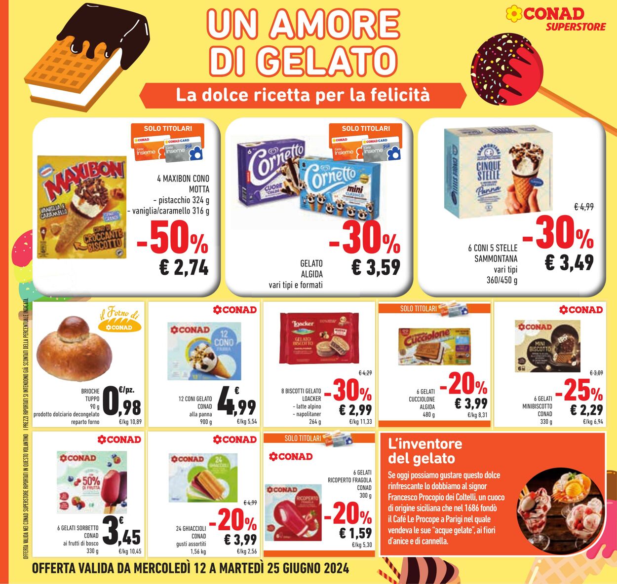 Volantino Conad 12.06.2024 - 25.06.2024