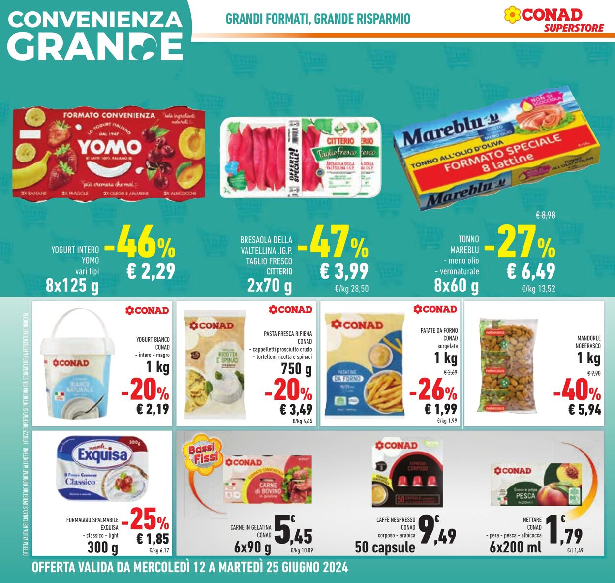 Volantino Conad 12.06.2024 - 25.06.2024