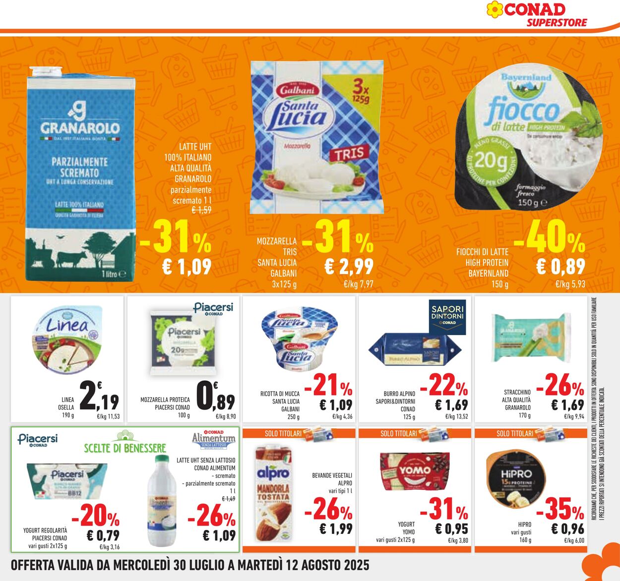 Volantino Conad 09.08.2025 - 09.08.2025