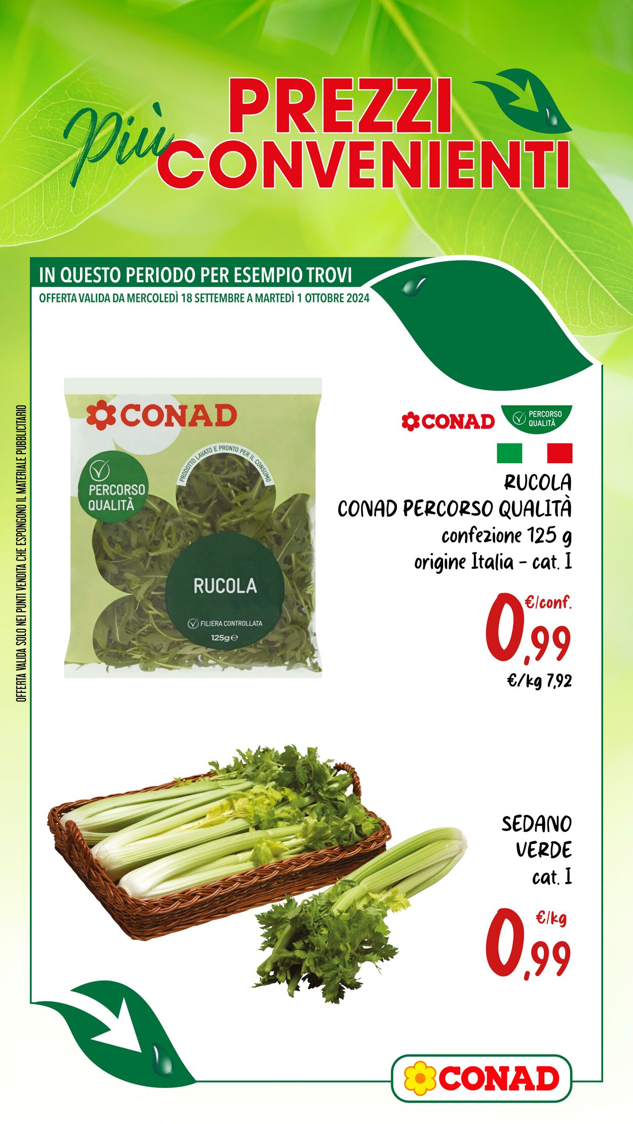 Volantino Conad 18.09.2024 - 01.10.2024