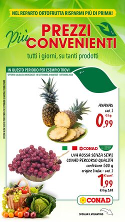 Volantino Conad 18.09.2024 - 01.10.2024