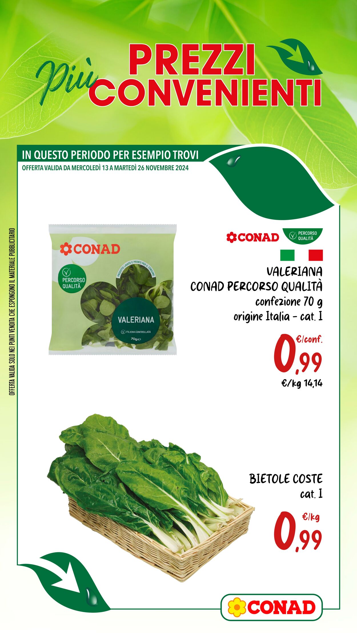 Volantino Conad 13.11.2024 - 26.11.2024