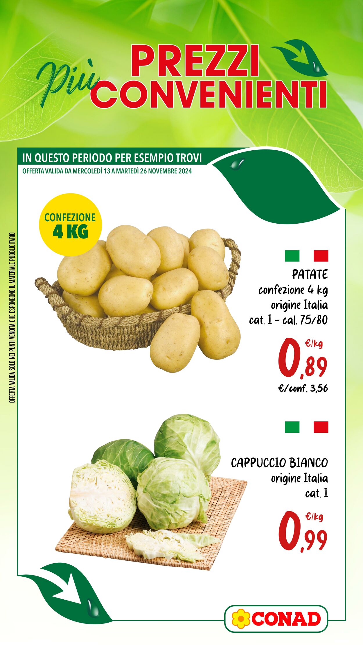 Volantino Conad 13.11.2024 - 26.11.2024