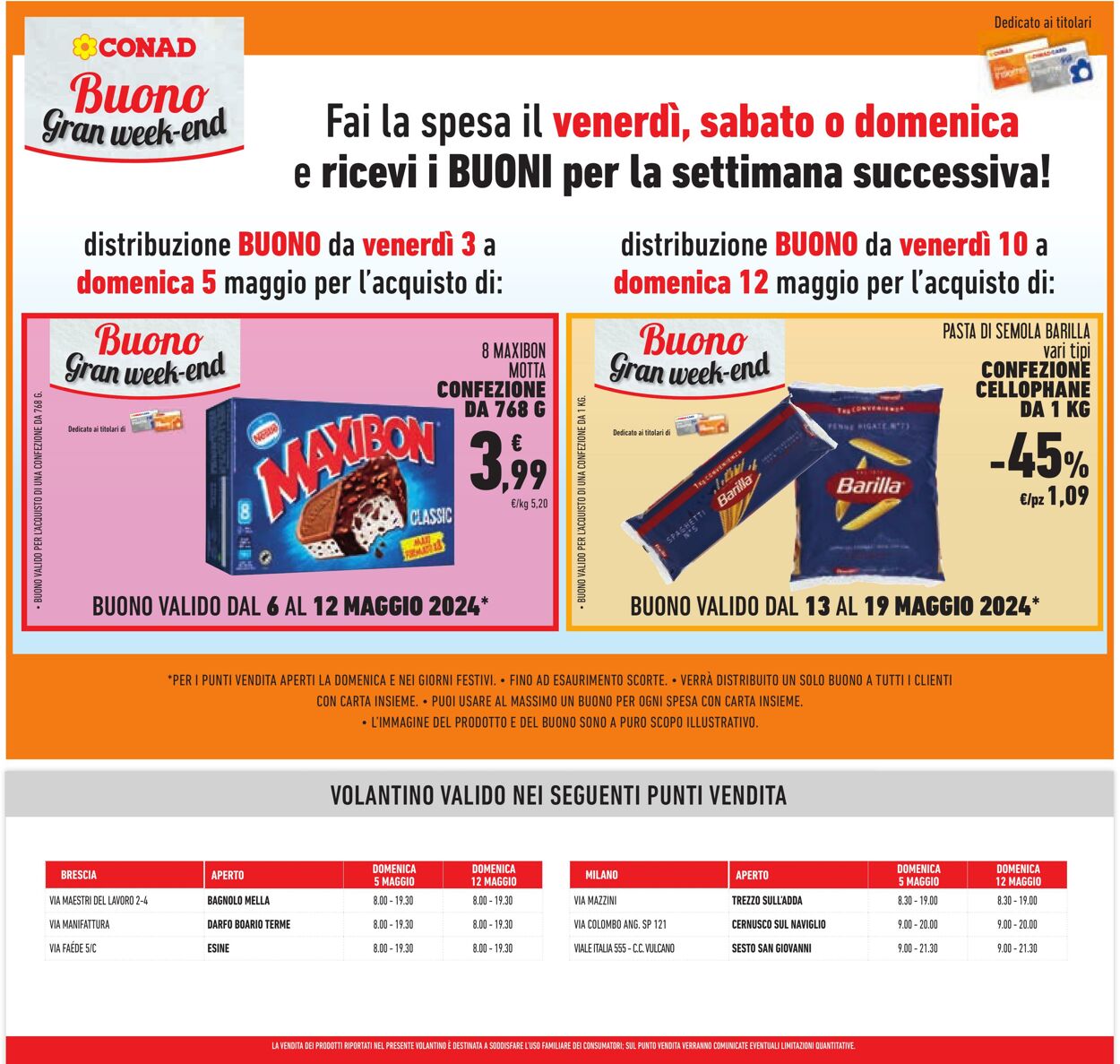 Volantino Conad 02.05.2024 - 14.05.2024