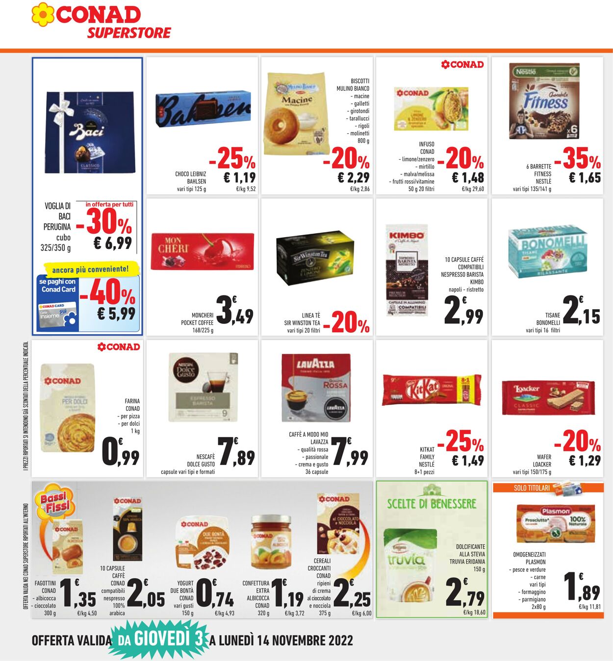 Volantino Conad 03.11.2022 - 12.11.2022