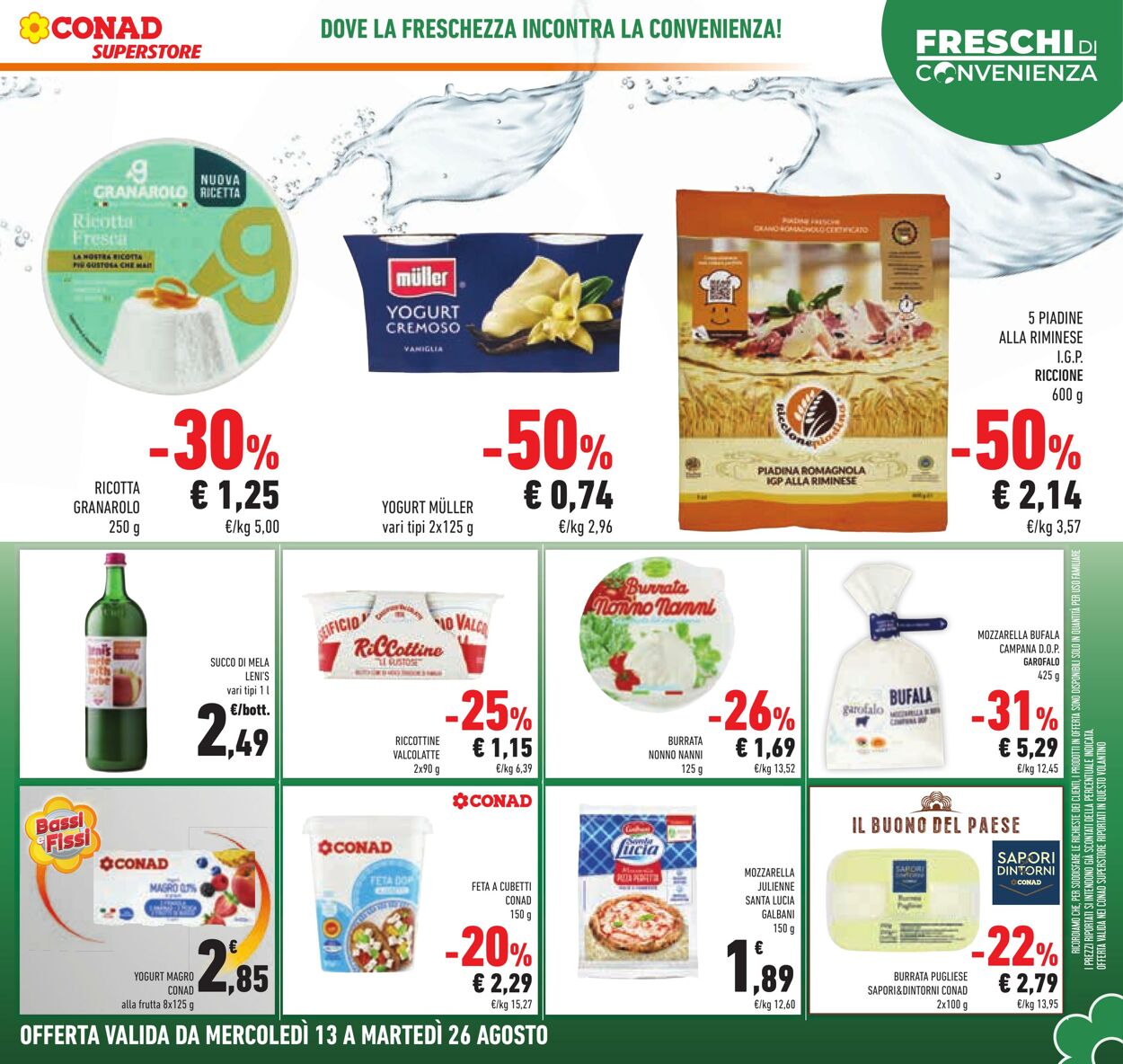 Volantino Conad 09.08.2025 - 09.08.2025