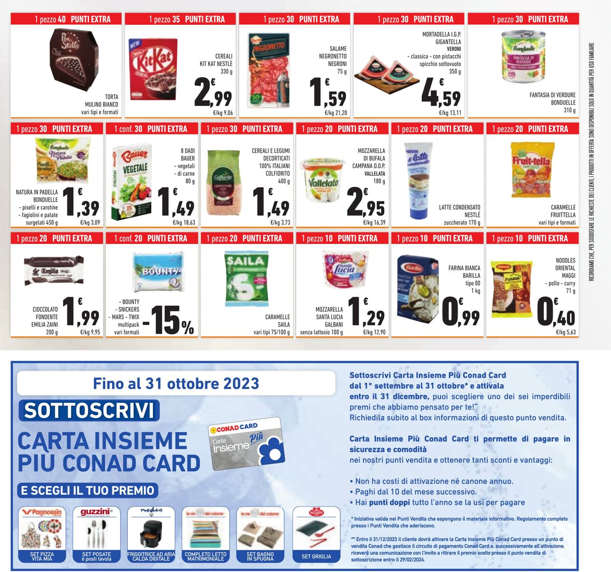 Volantino Conad 11.10.2023 - 24.10.2023