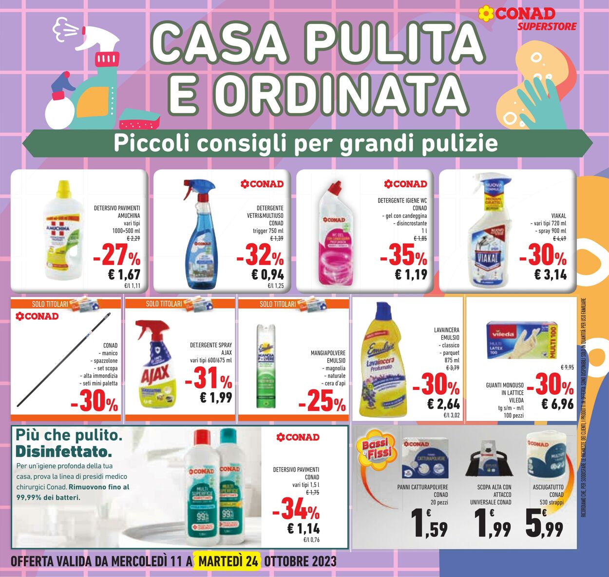 Volantino Conad 11.10.2023 - 24.10.2023