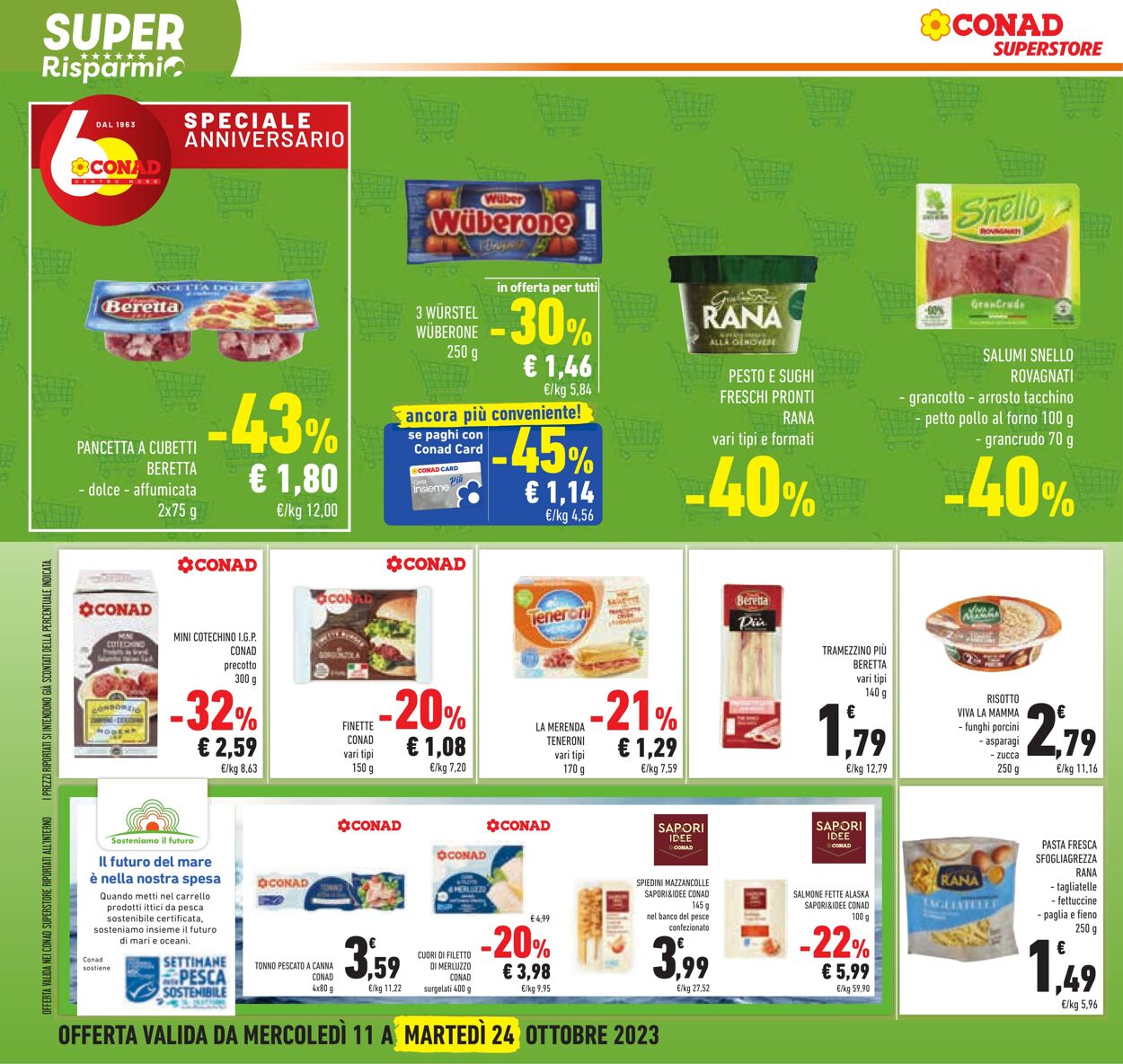 Volantino Conad 11.10.2023 - 24.10.2023