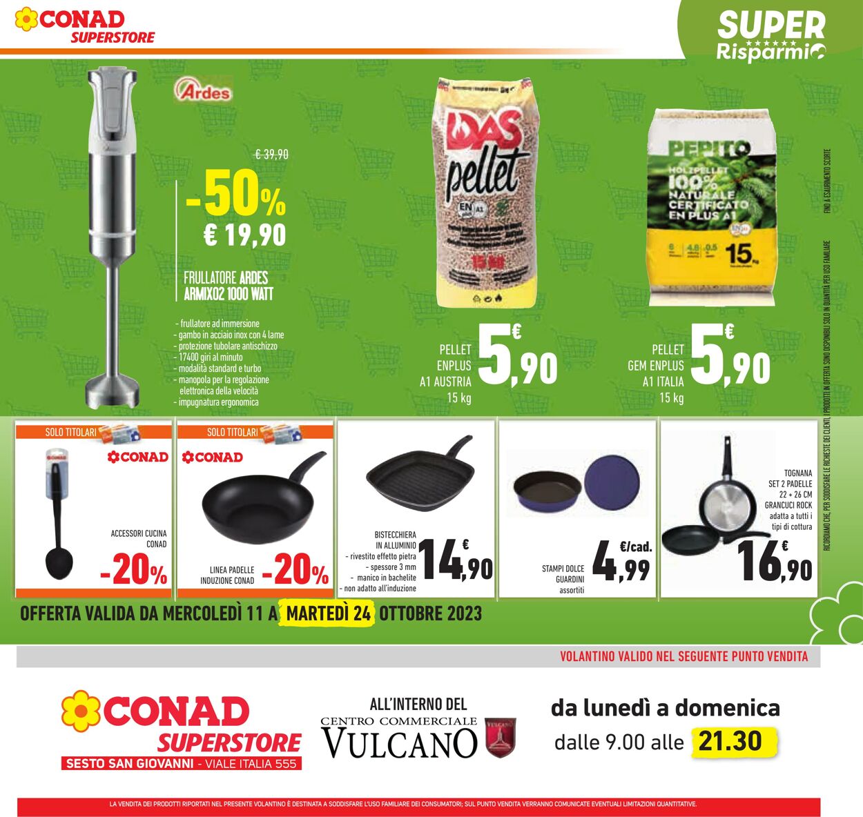 Volantino Conad 11.10.2023 - 24.10.2023