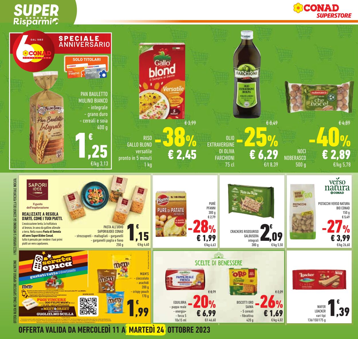 Volantino Conad 11.10.2023 - 24.10.2023