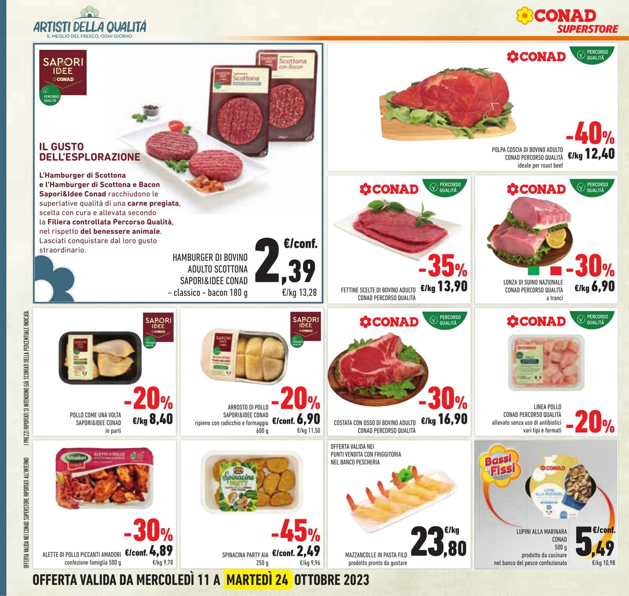 Volantino Conad 11.10.2023 - 24.10.2023