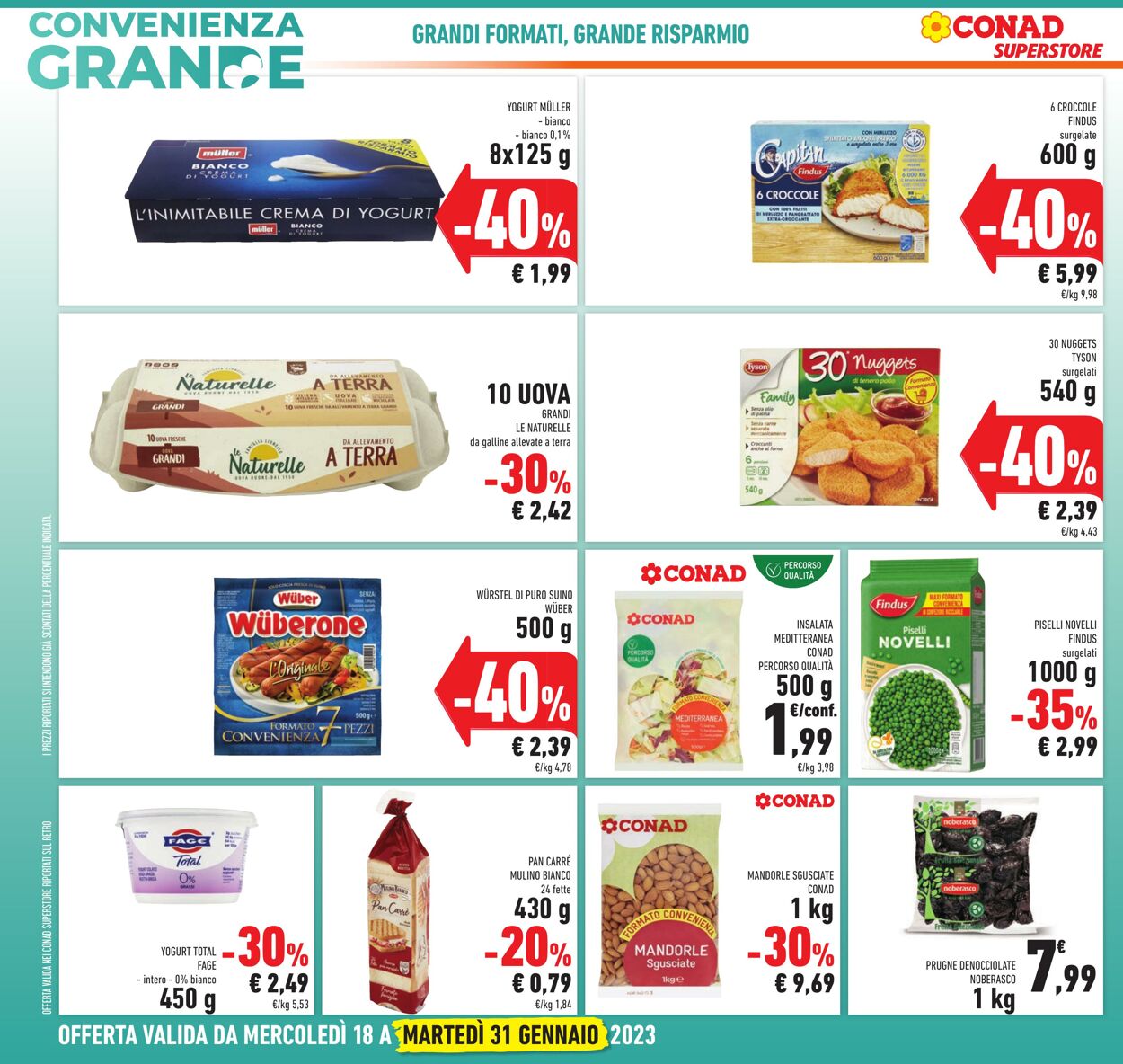 Volantino Conad 18.01.2023 - 31.01.2023