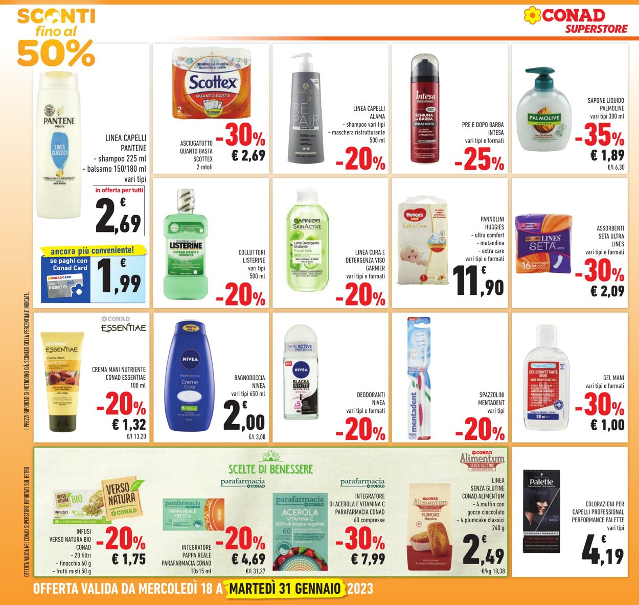 Volantino Conad 18.01.2023 - 31.01.2023