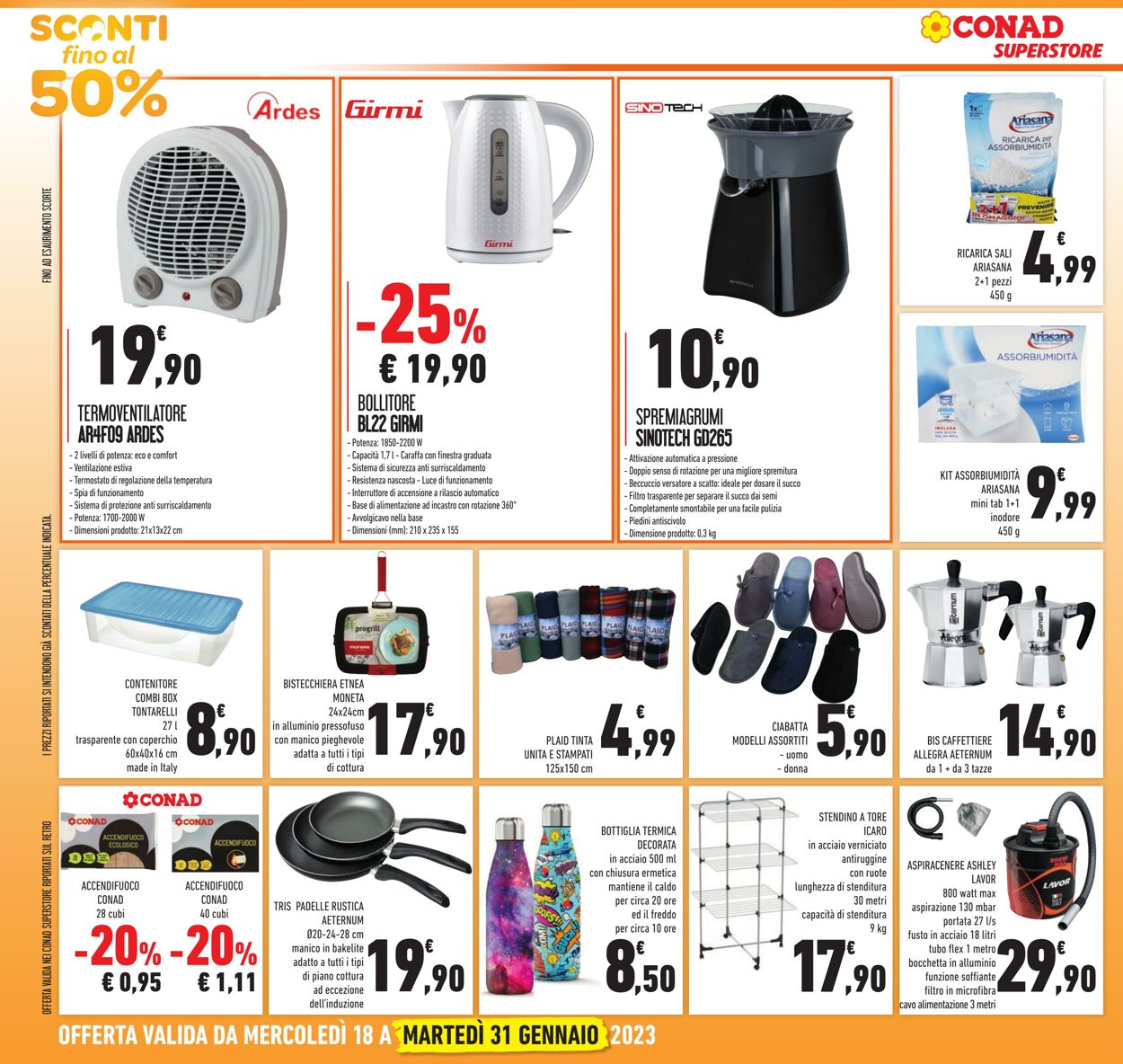 Volantino Conad 18.01.2023 - 31.01.2023