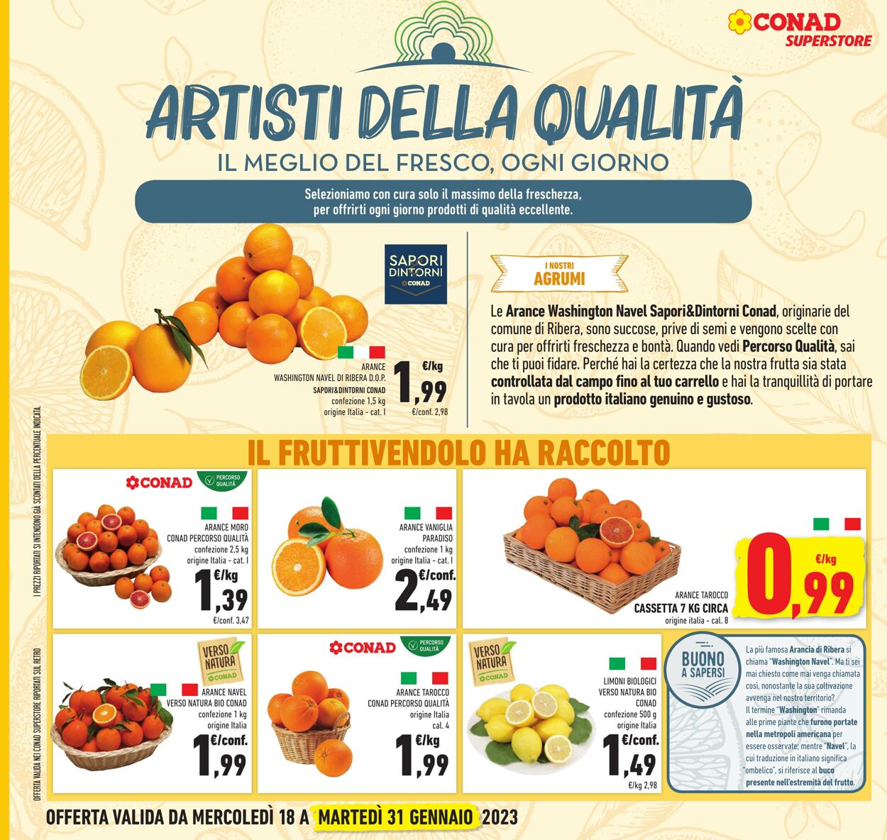 Volantino Conad 18.01.2023 - 31.01.2023