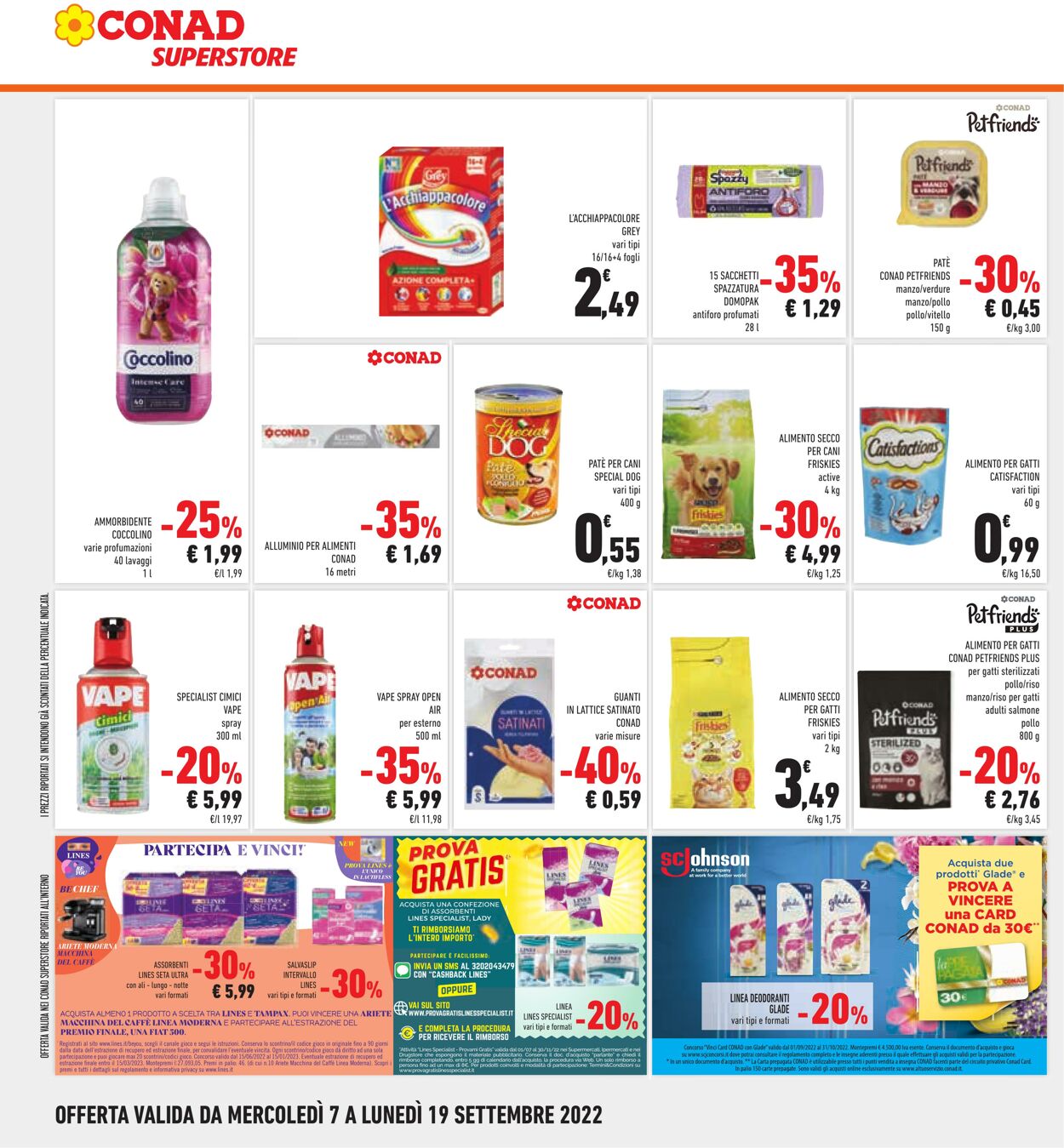 Volantino Conad 07.09.2022 - 19.09.2022