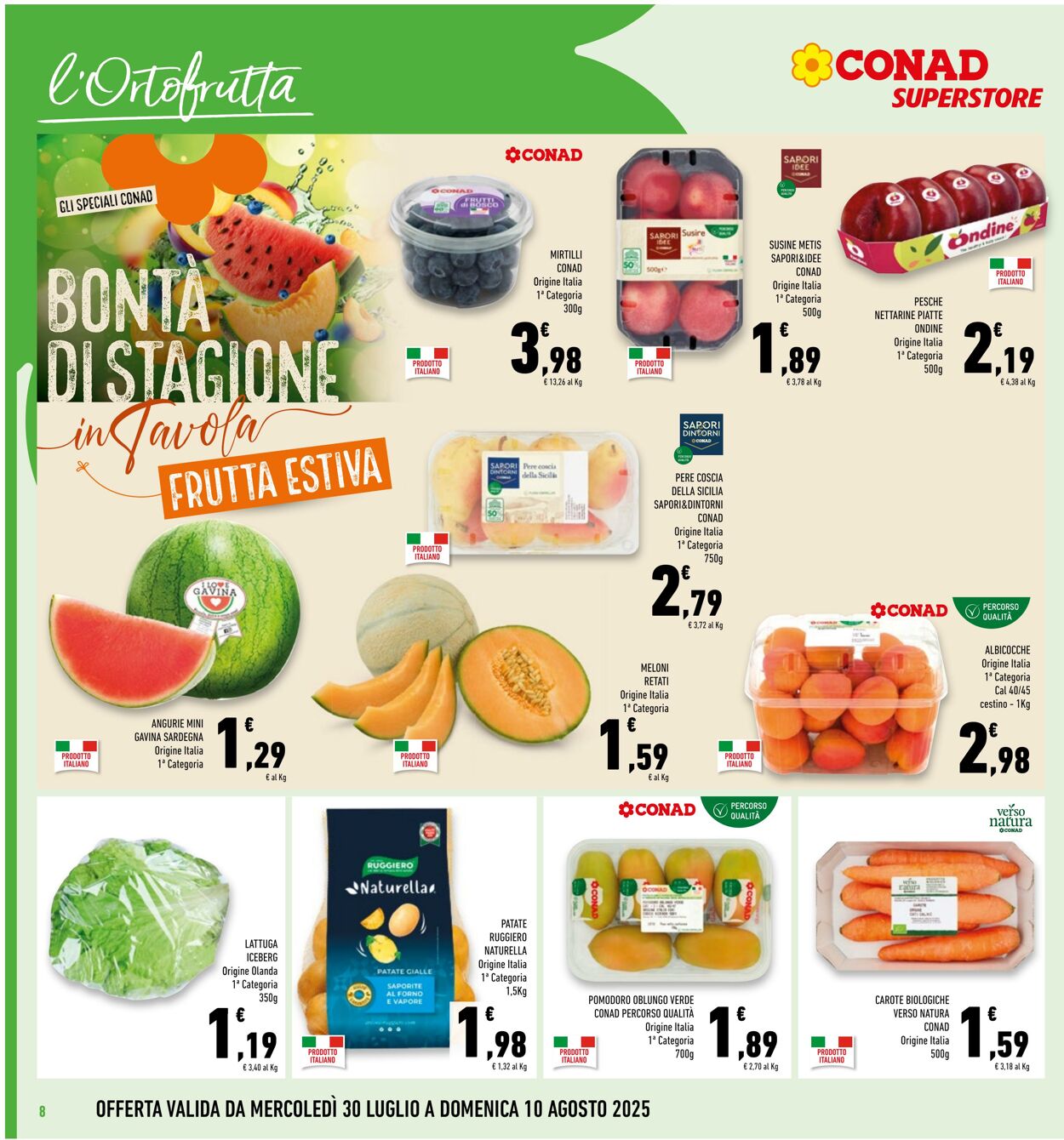 Volantino Conad 08.08.2025 - 08.08.2025