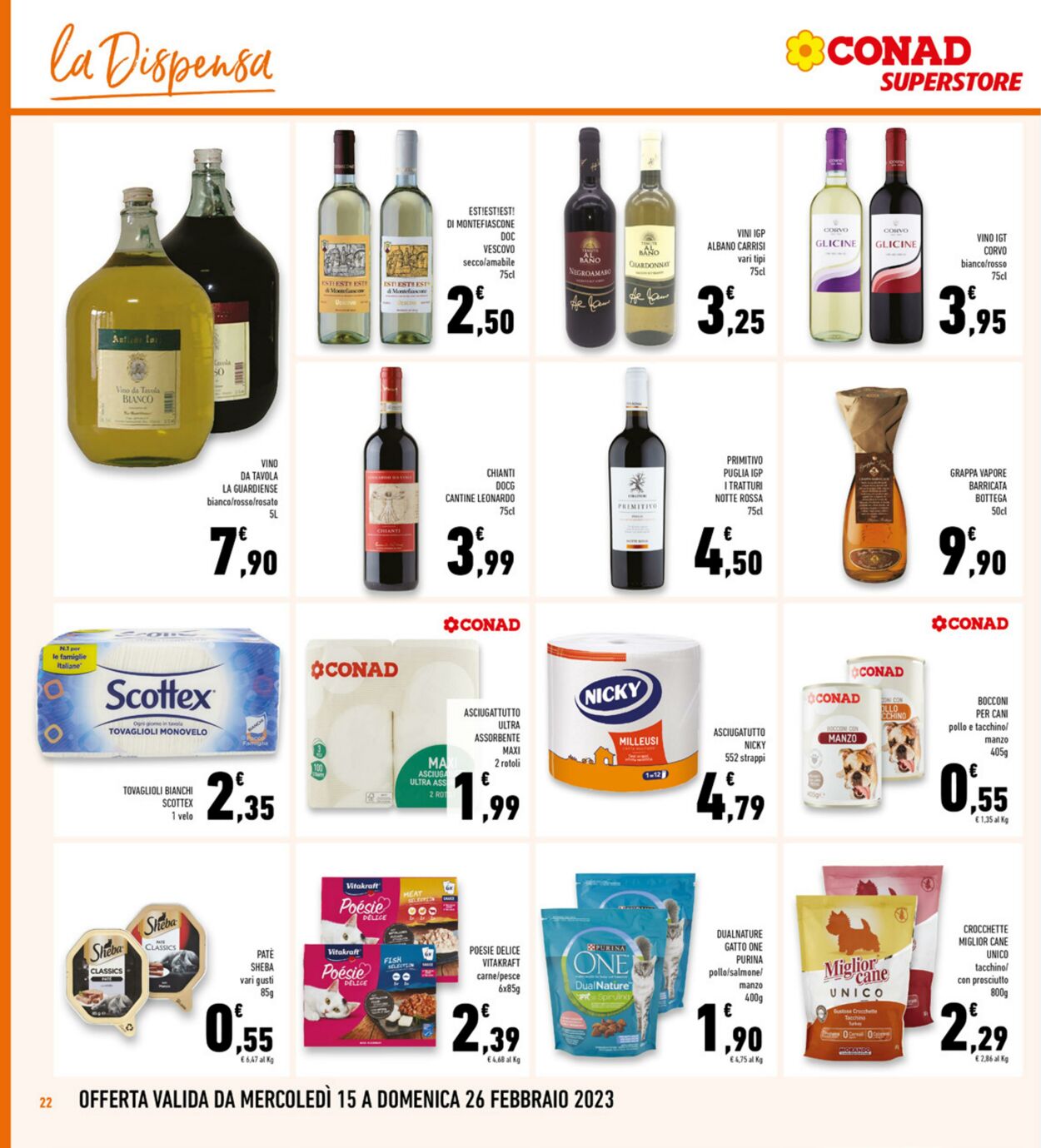 Volantino Conad 15.02.2023 - 26.02.2023