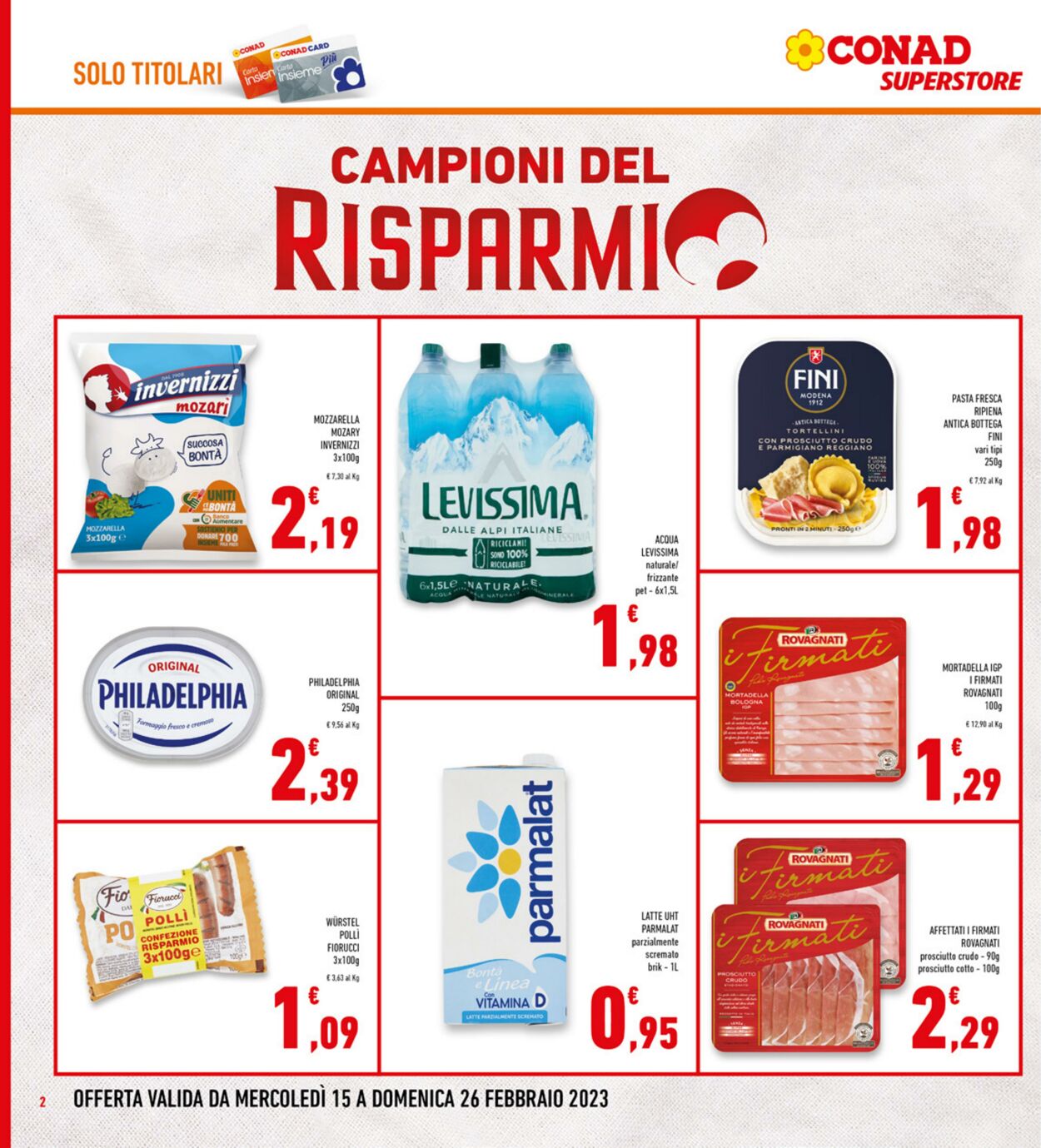 Volantino Conad 15.02.2023 - 26.02.2023