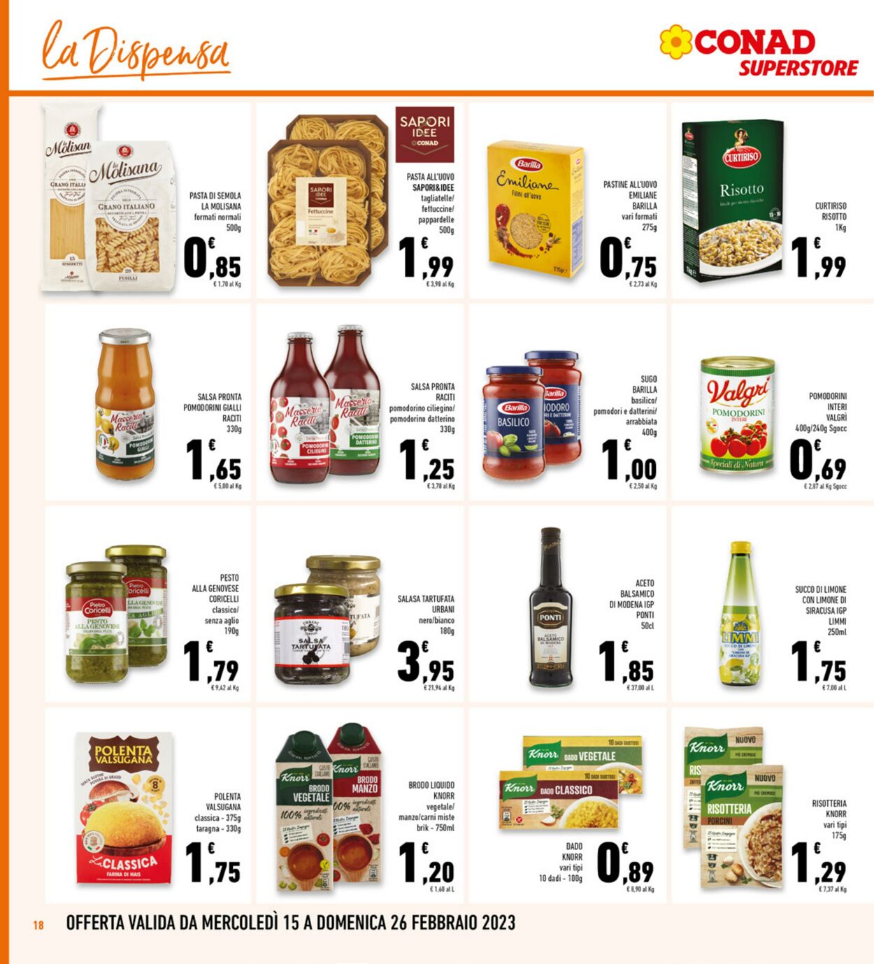 Volantino Conad 15.02.2023 - 26.02.2023