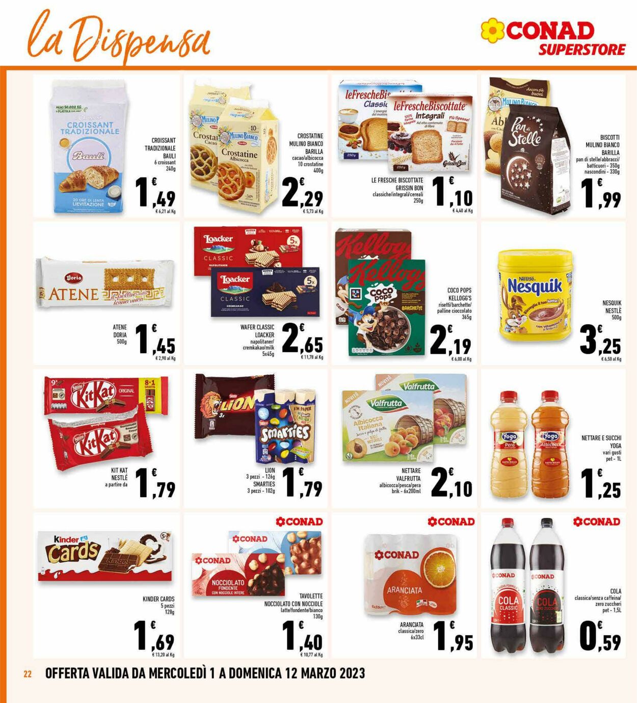 Volantino Conad 01.03.2023 - 12.03.2023