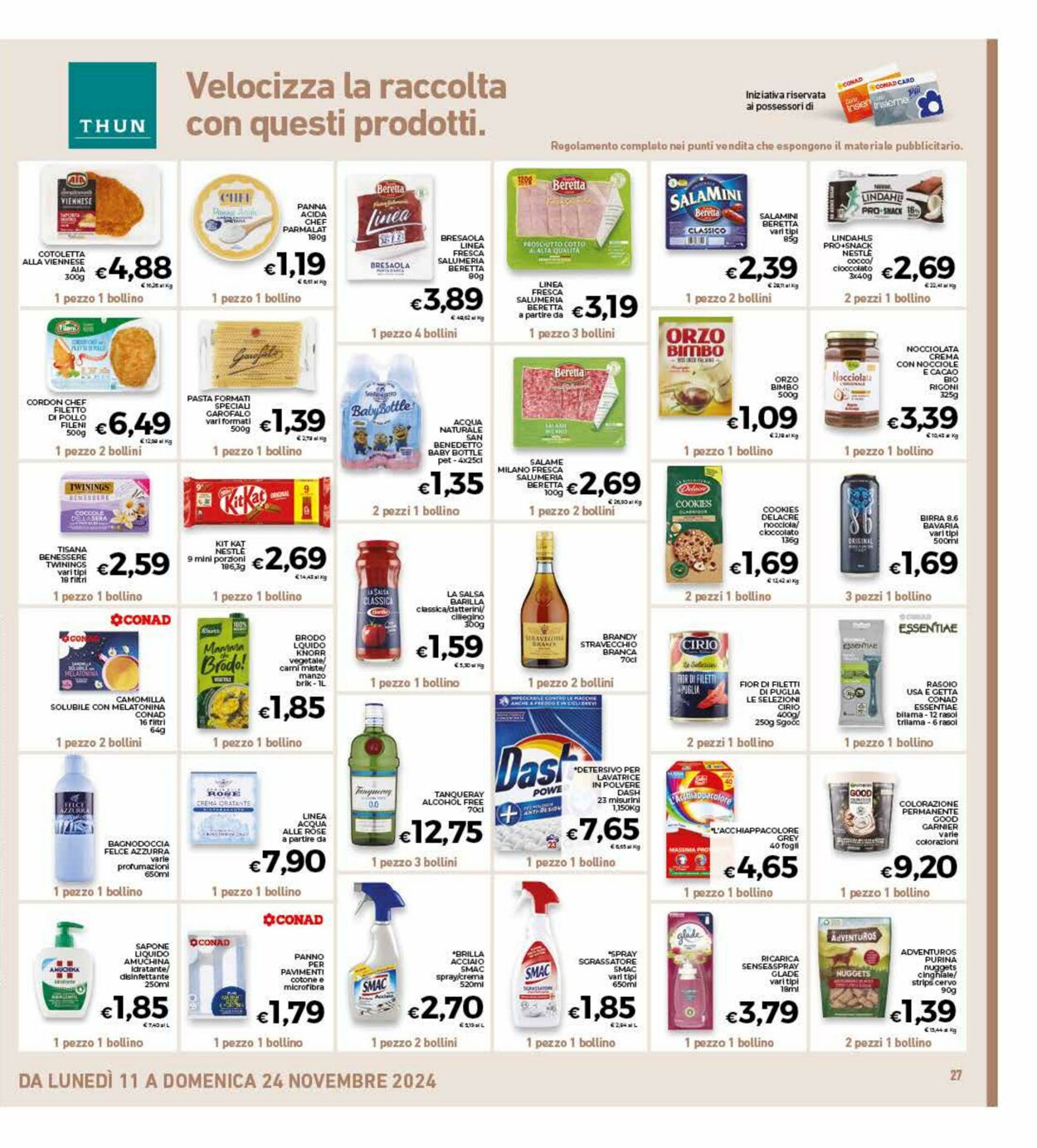 Volantino Conad 13.11.2024 - 24.11.2024