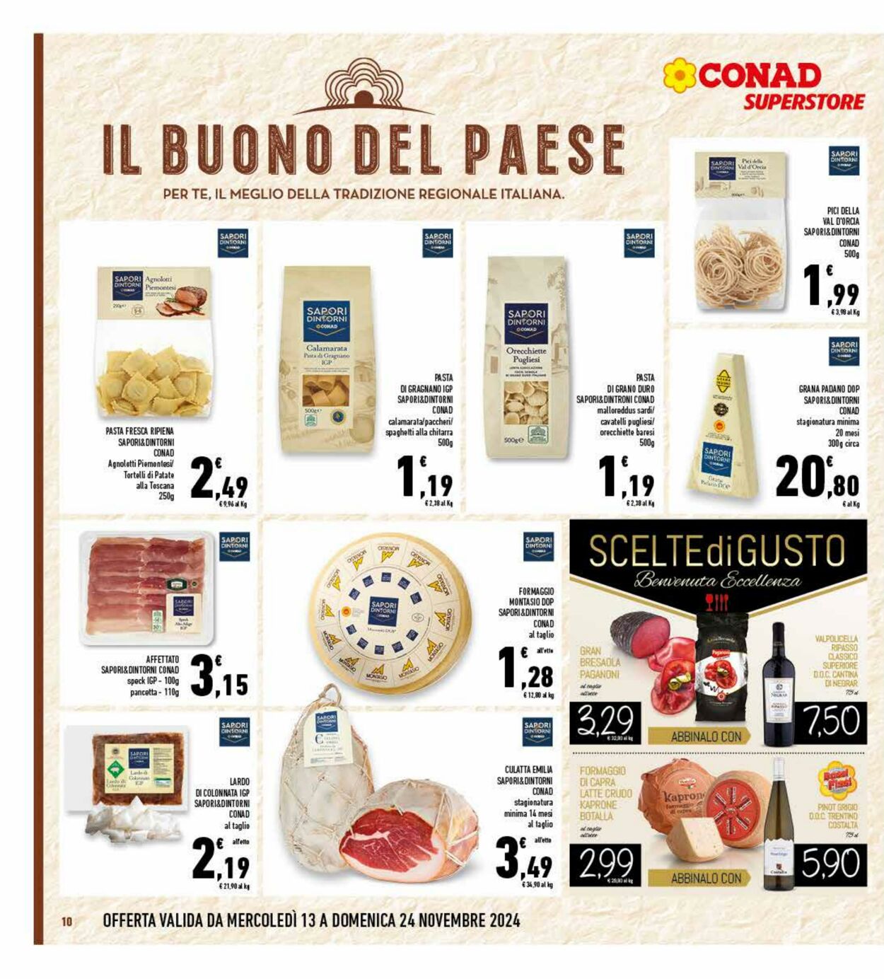 Volantino Conad 13.11.2024 - 24.11.2024