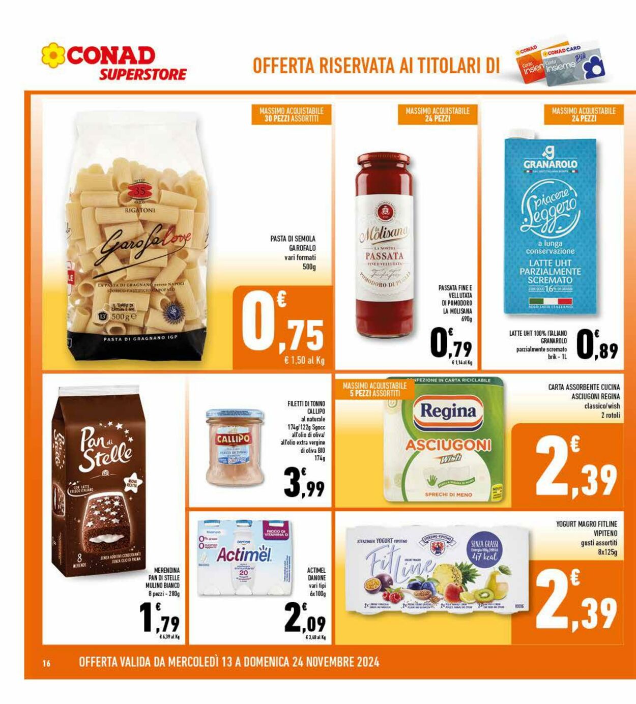 Volantino Conad 13.11.2024 - 24.11.2024