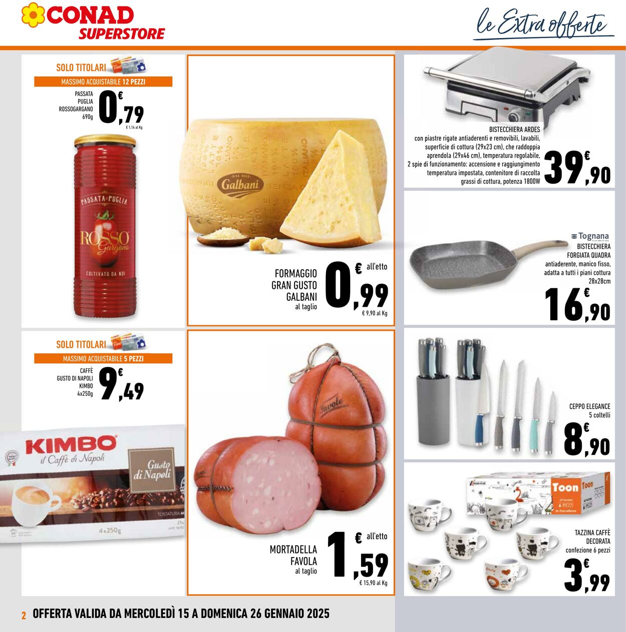 Volantino Conad 15.01.2025 - 26.01.2025