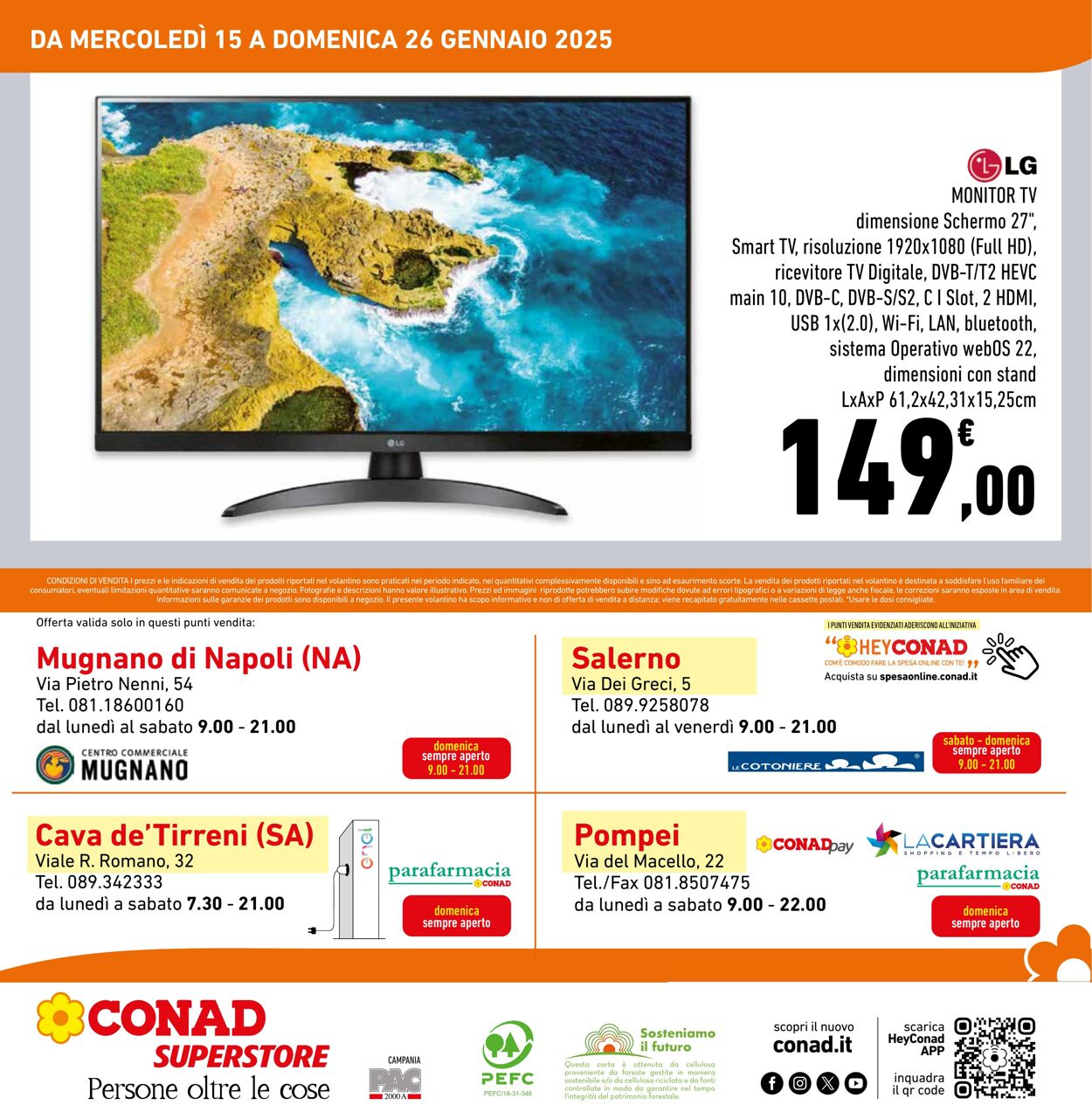 Volantino Conad 15.01.2025 - 26.01.2025