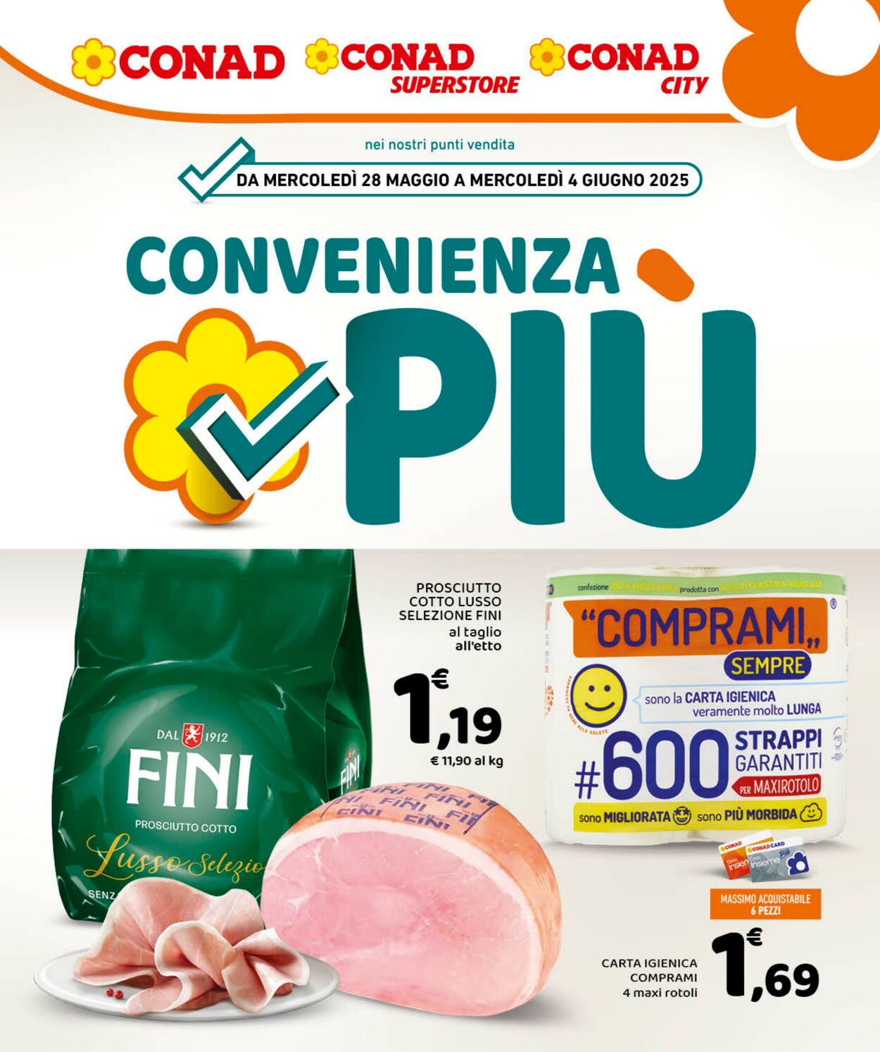 Volantino Conad 01.06.2025 - 01.06.2025