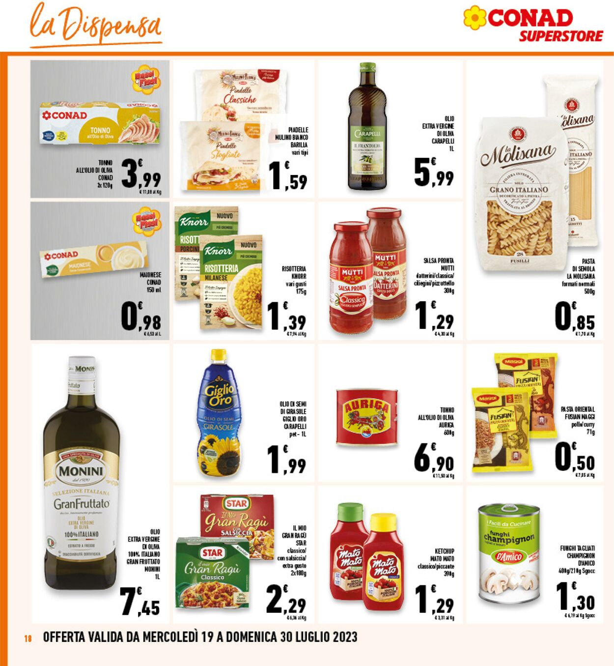 Volantino Conad 19.07.2023 - 30.07.2023