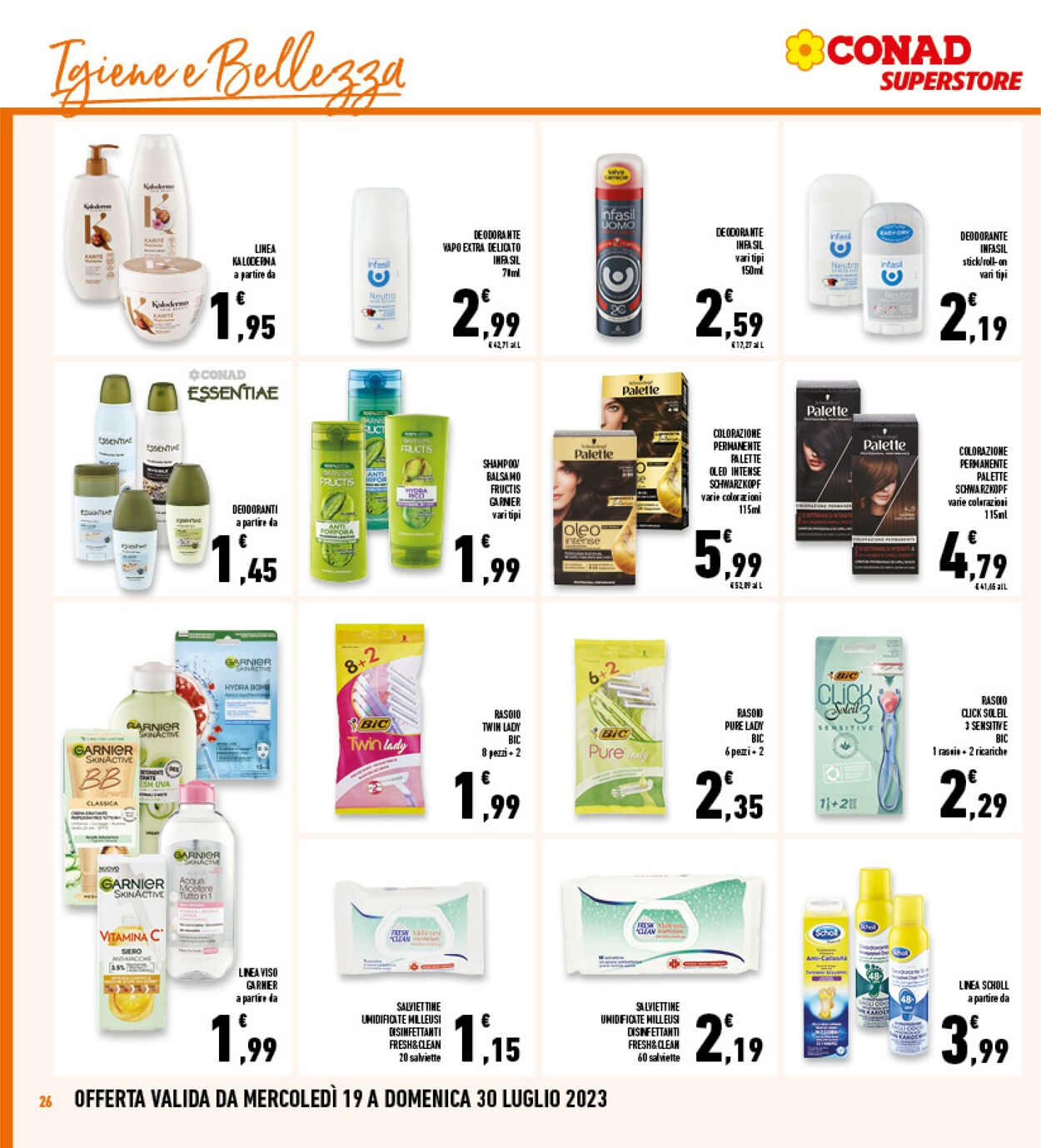 Volantino Conad 19.07.2023 - 30.07.2023