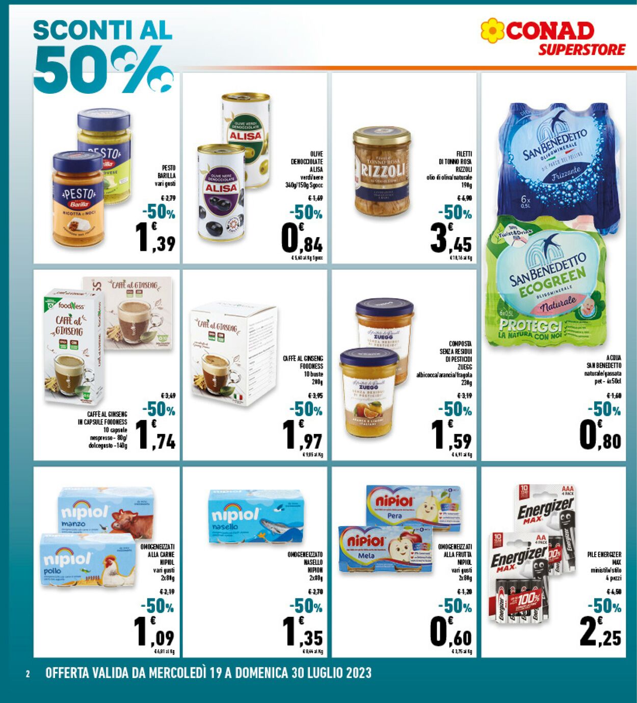 Volantino Conad 19.07.2023 - 30.07.2023