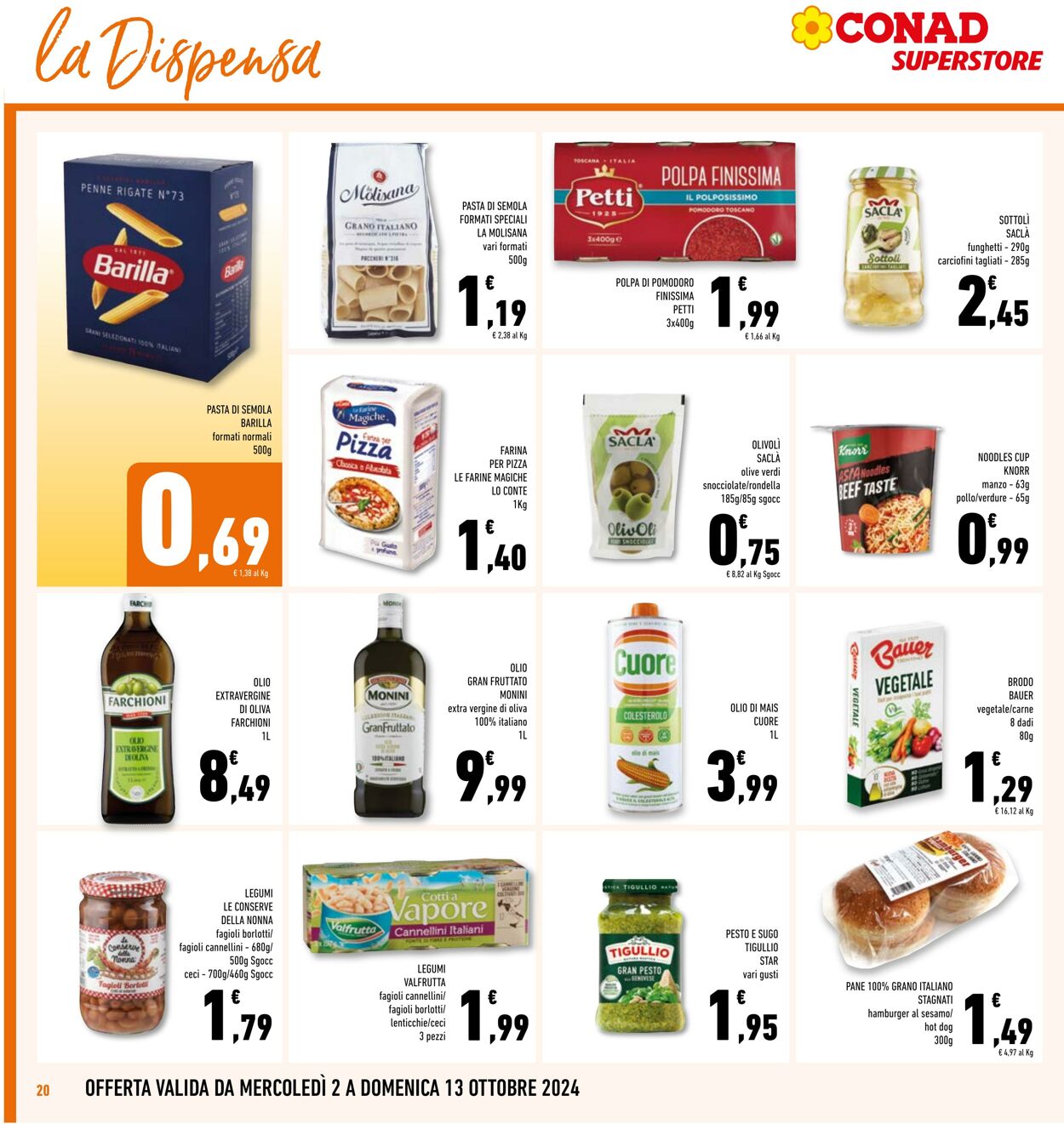 Volantino Conad 02.09.2024 - 13.10.2024