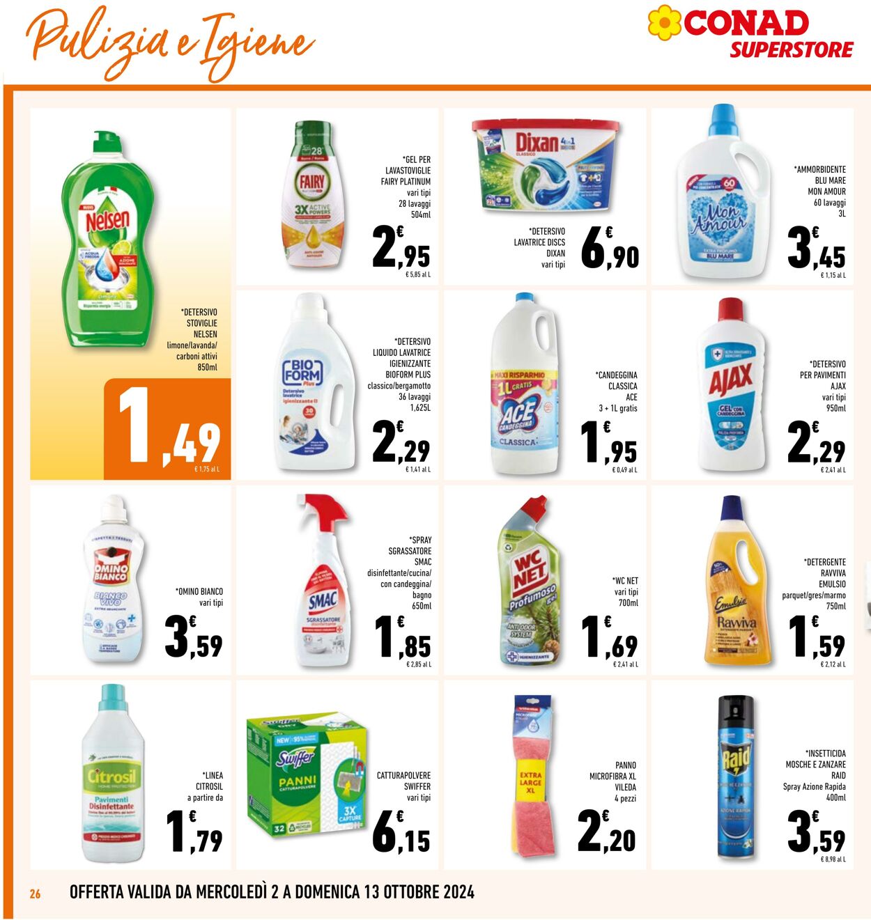 Volantino Conad 02.09.2024 - 13.10.2024