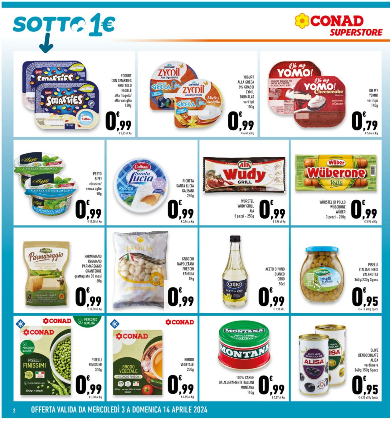 Volantino Conad 03.04.2024 - 14.04.2024