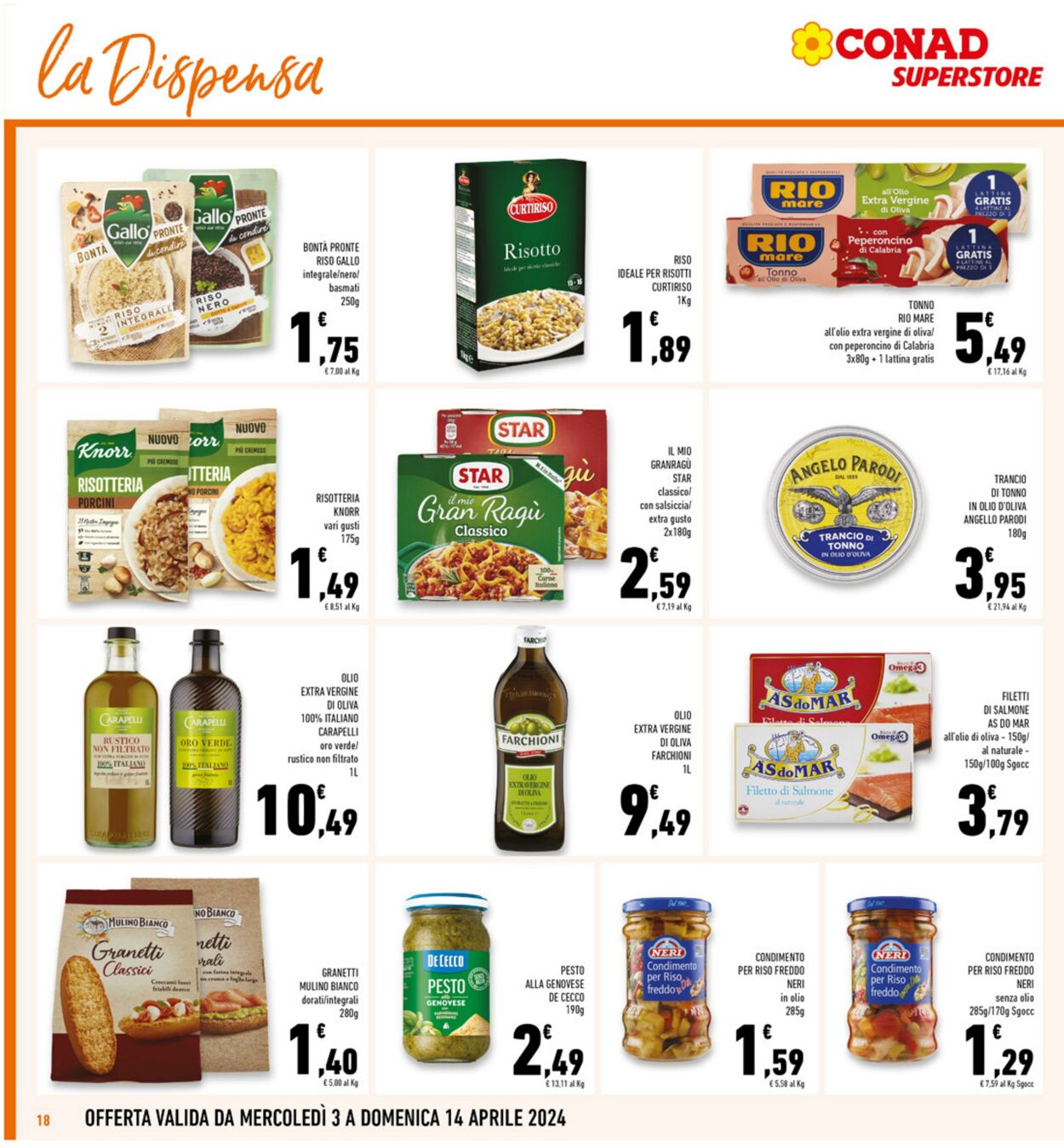 Volantino Conad 03.04.2024 - 14.04.2024