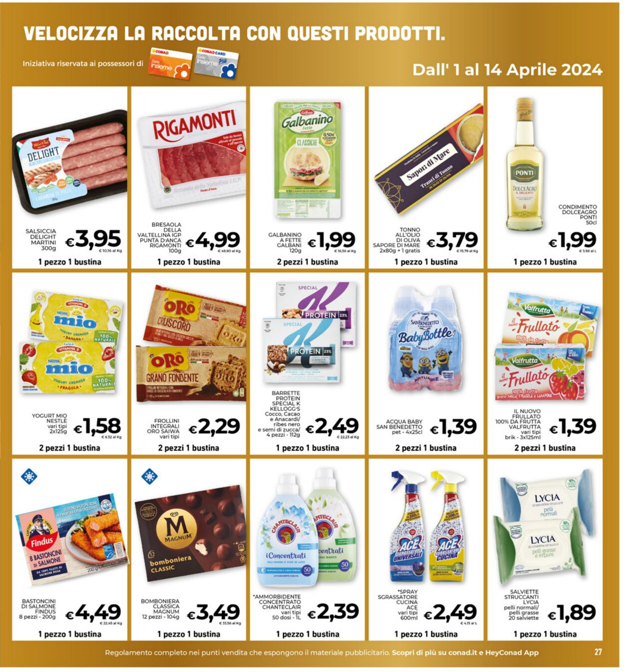 Volantino Conad 03.04.2024 - 14.04.2024